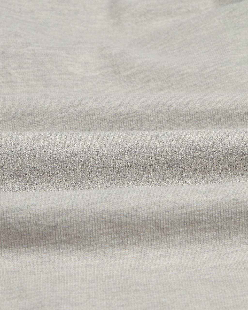 Dean - Grey Marl Textured Organic Cotton T-Shirt