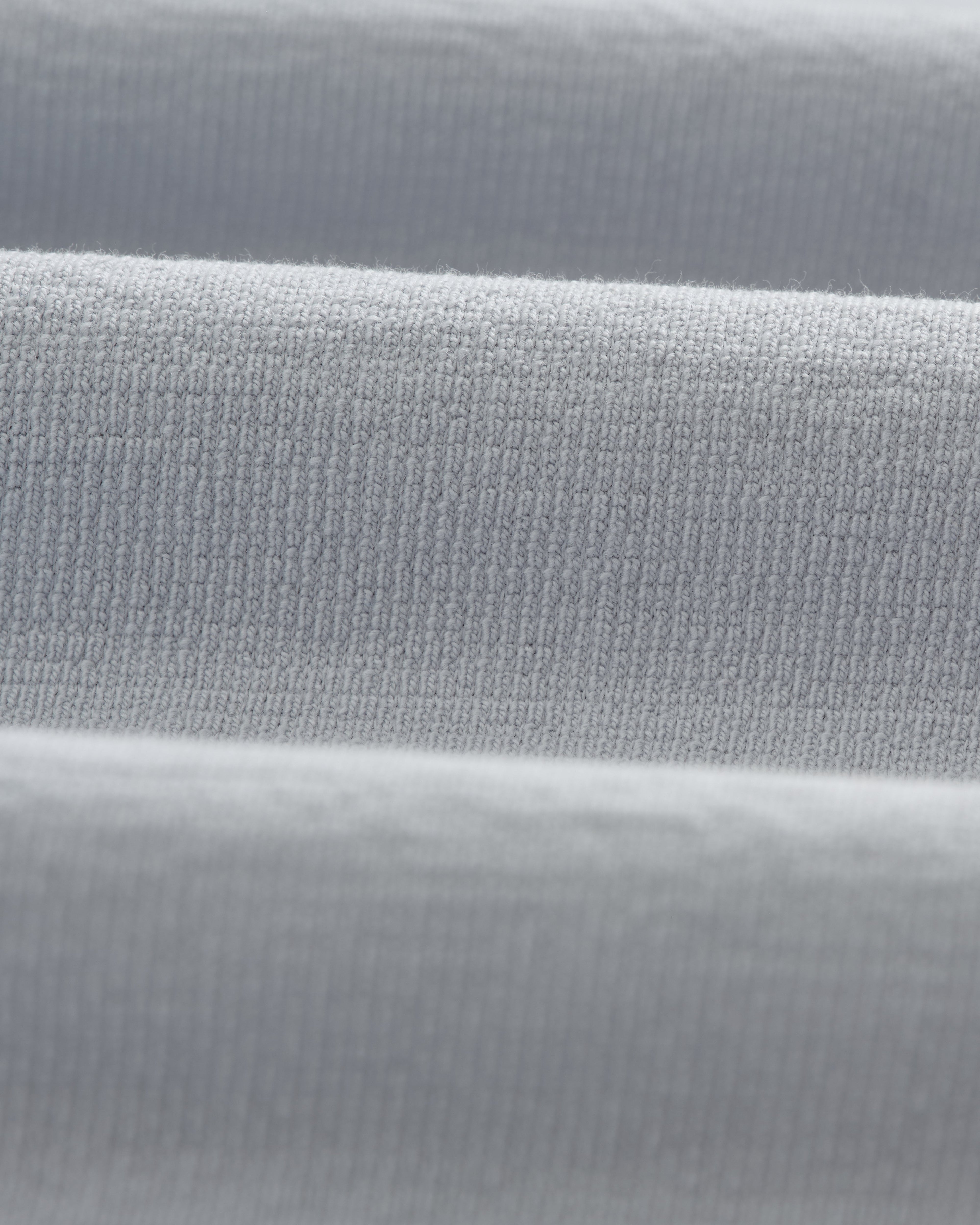 Dean - Pale Blue Textured Organic Cotton T-Shirt