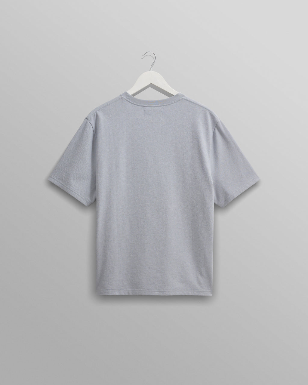 Dean - Pale Blue Textured Organic Cotton T-Shirt