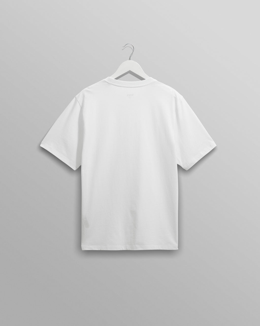 Dean - White Embroidered Logo Organic Cotton T-Shirt