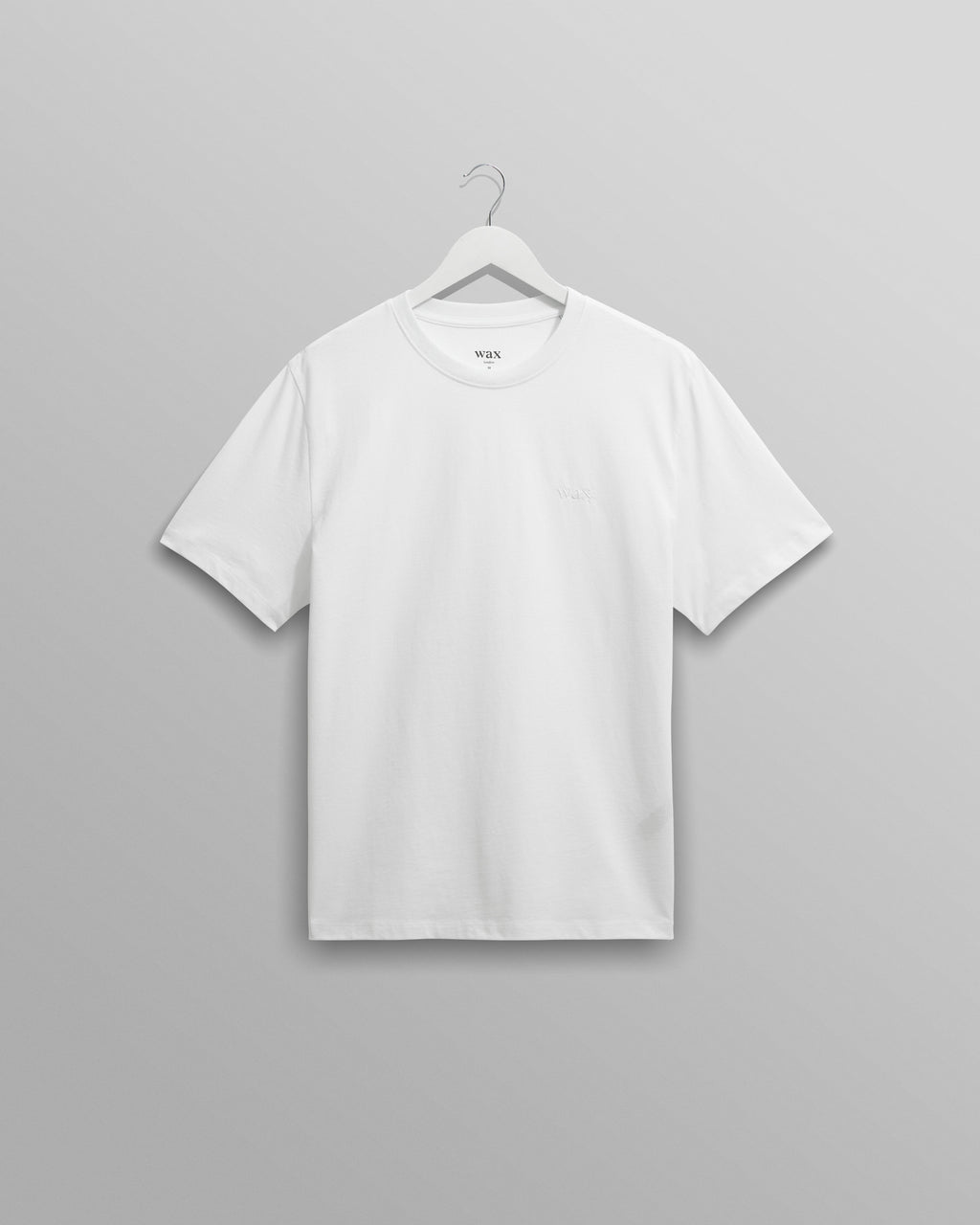 Dean - White Embroidered Logo Organic Cotton T-Shirt