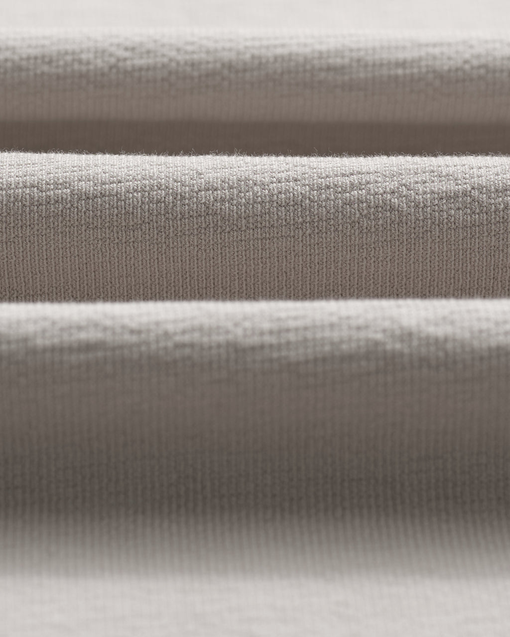 Dean - Taupe Grey Textured Organic Cotton T-Shirt