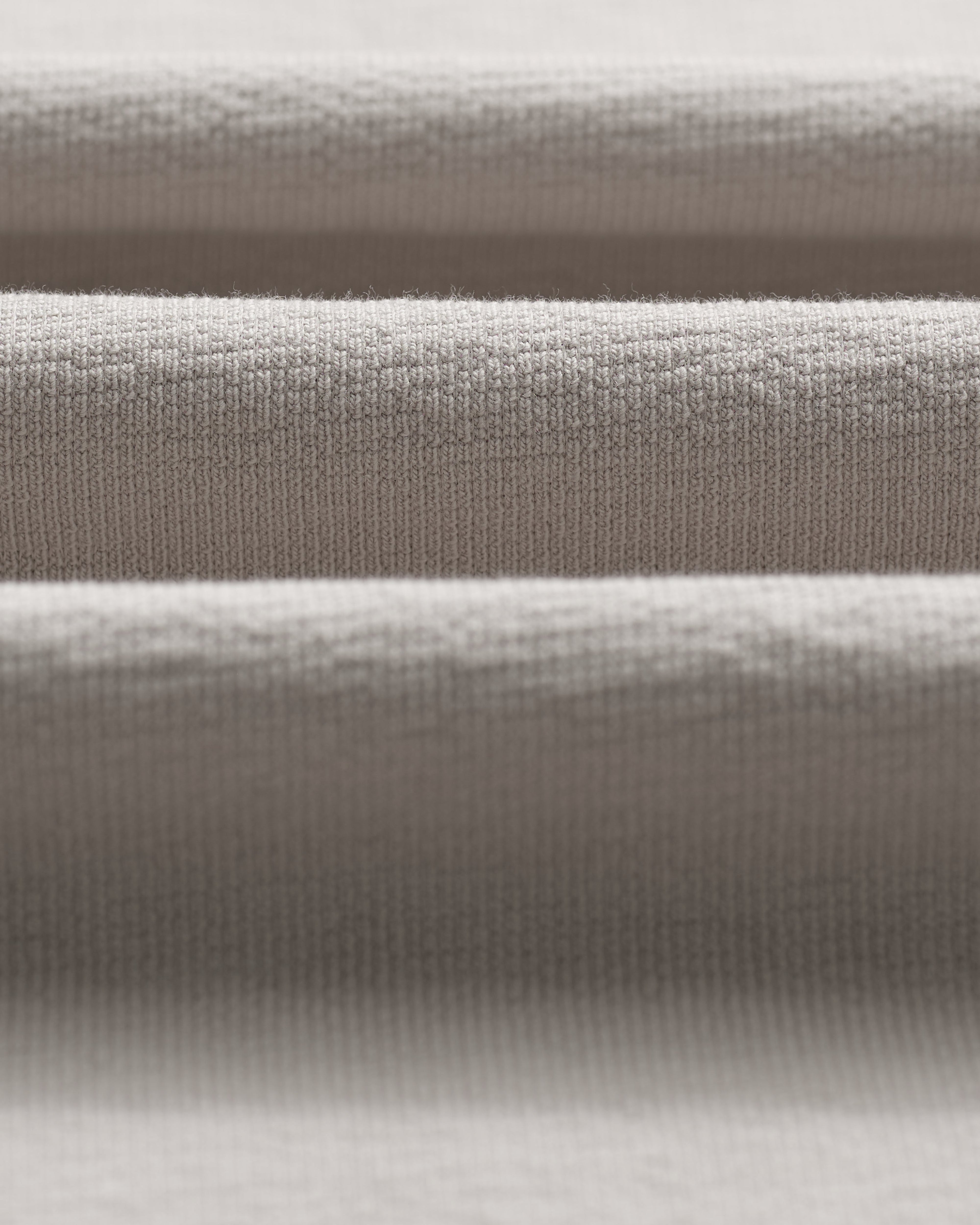 Dean - Taupe Grey Textured Organic Cotton T-Shirt