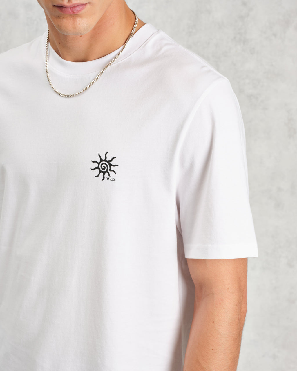 Dean - White London Postcard Graphic Organic Cotton T-Shirt