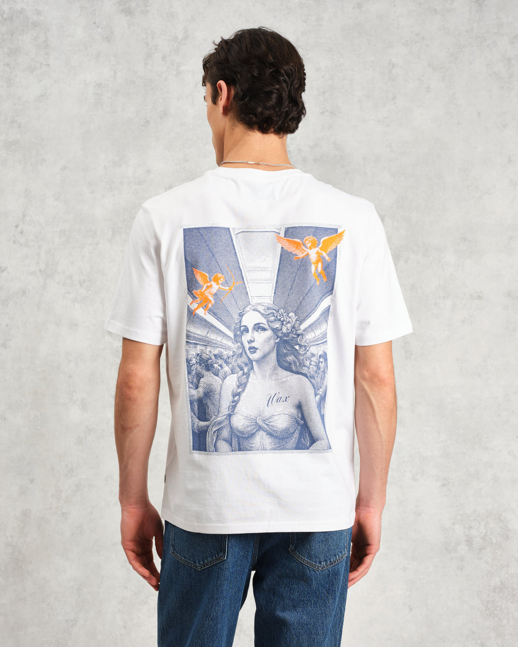 Dean - White London Venus Graphic Organic Cotton T-Shirt