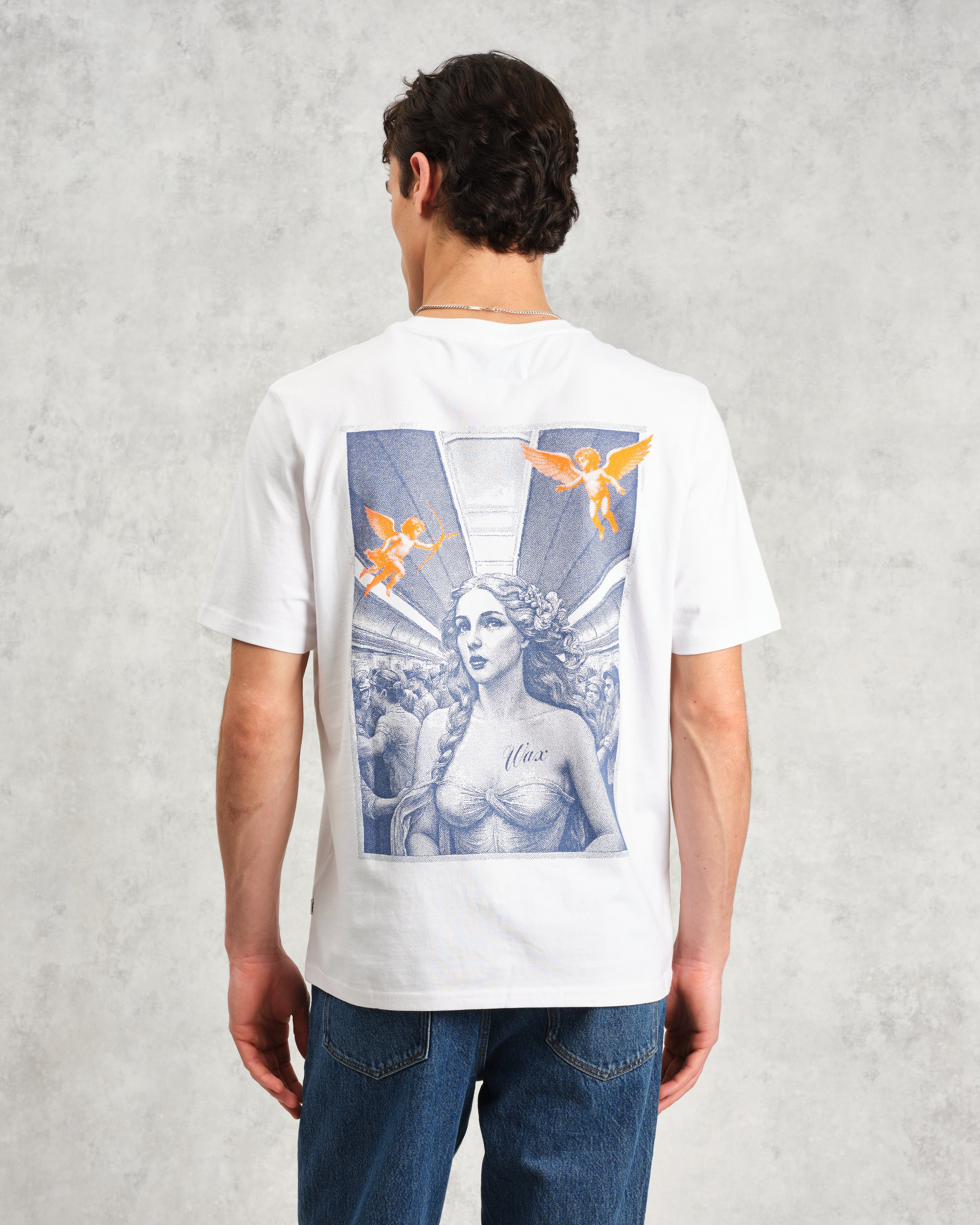 Dean - White London Venus Graphic Organic Cotton T-Shirt