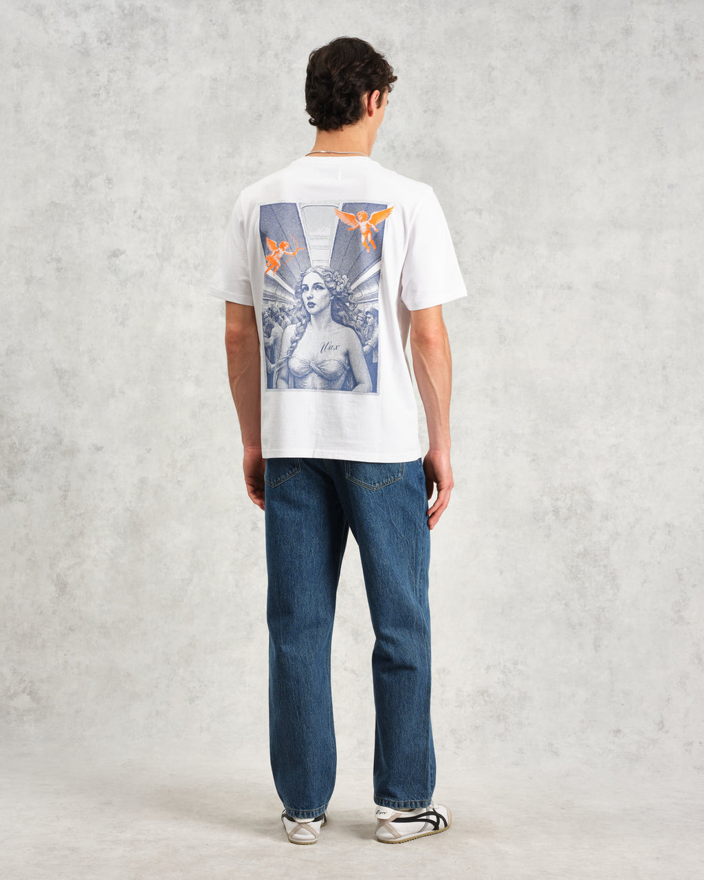 Dean - White London Venus Graphic Organic Cotton T-Shirt