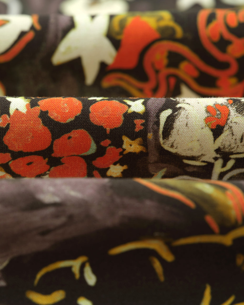 Didcot - Black And Multicolour Abstract Short-Sleeve Shirt