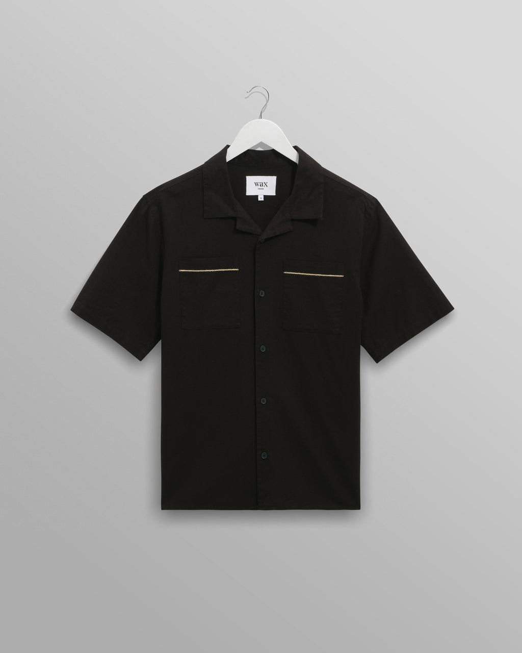 Didcot - Black And Multicolour Applique Short-Sleeve Shirt