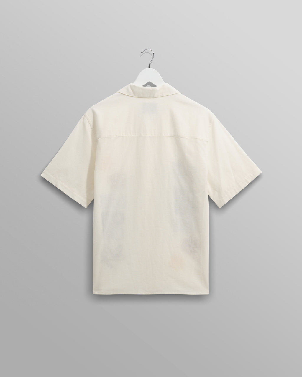 Didcot - Ecru And Multicolour Abstract Applique Short-Sleeve Shirt