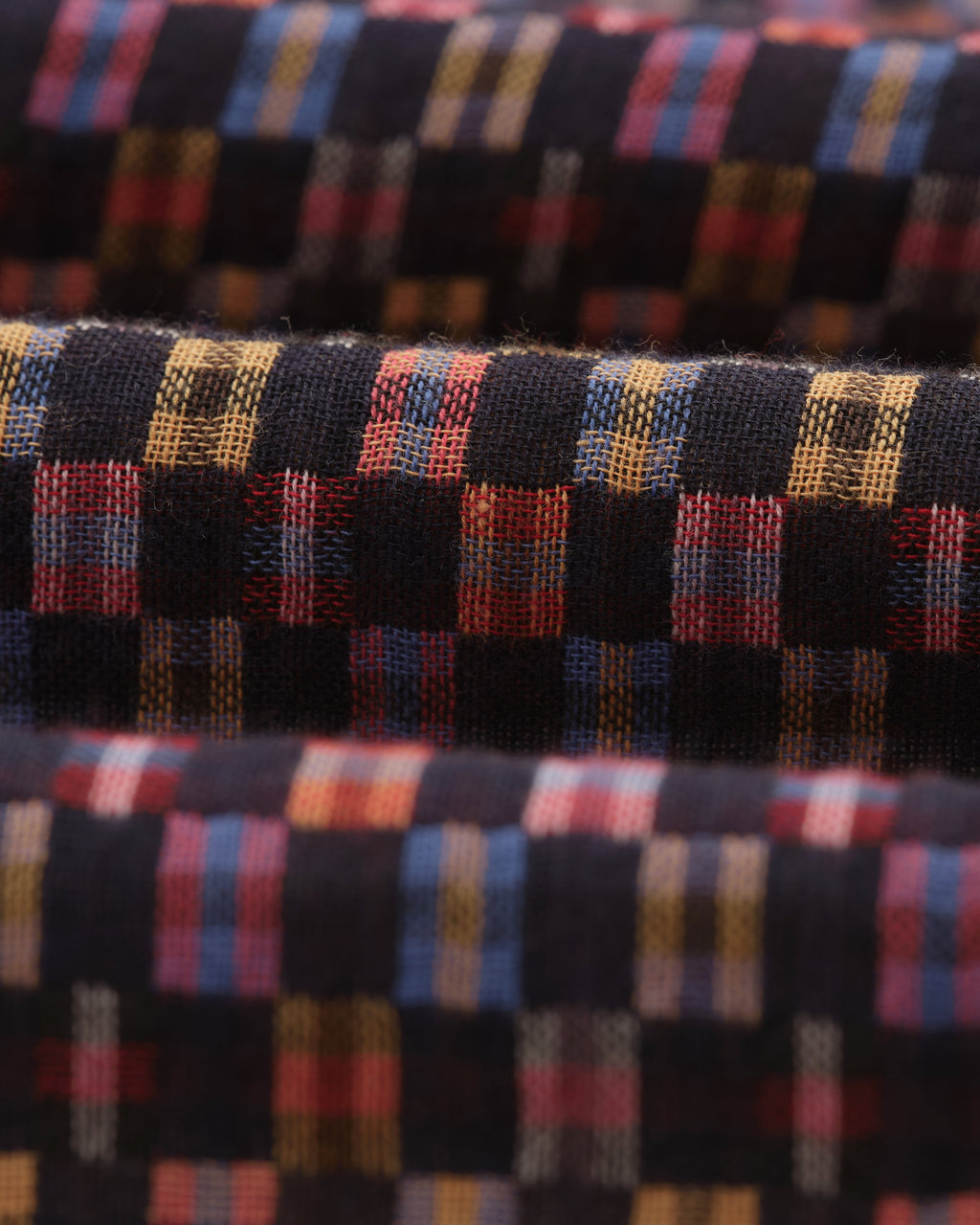 Didcot - Navy And Multicolour Geometric Short-Sleeve Shirt