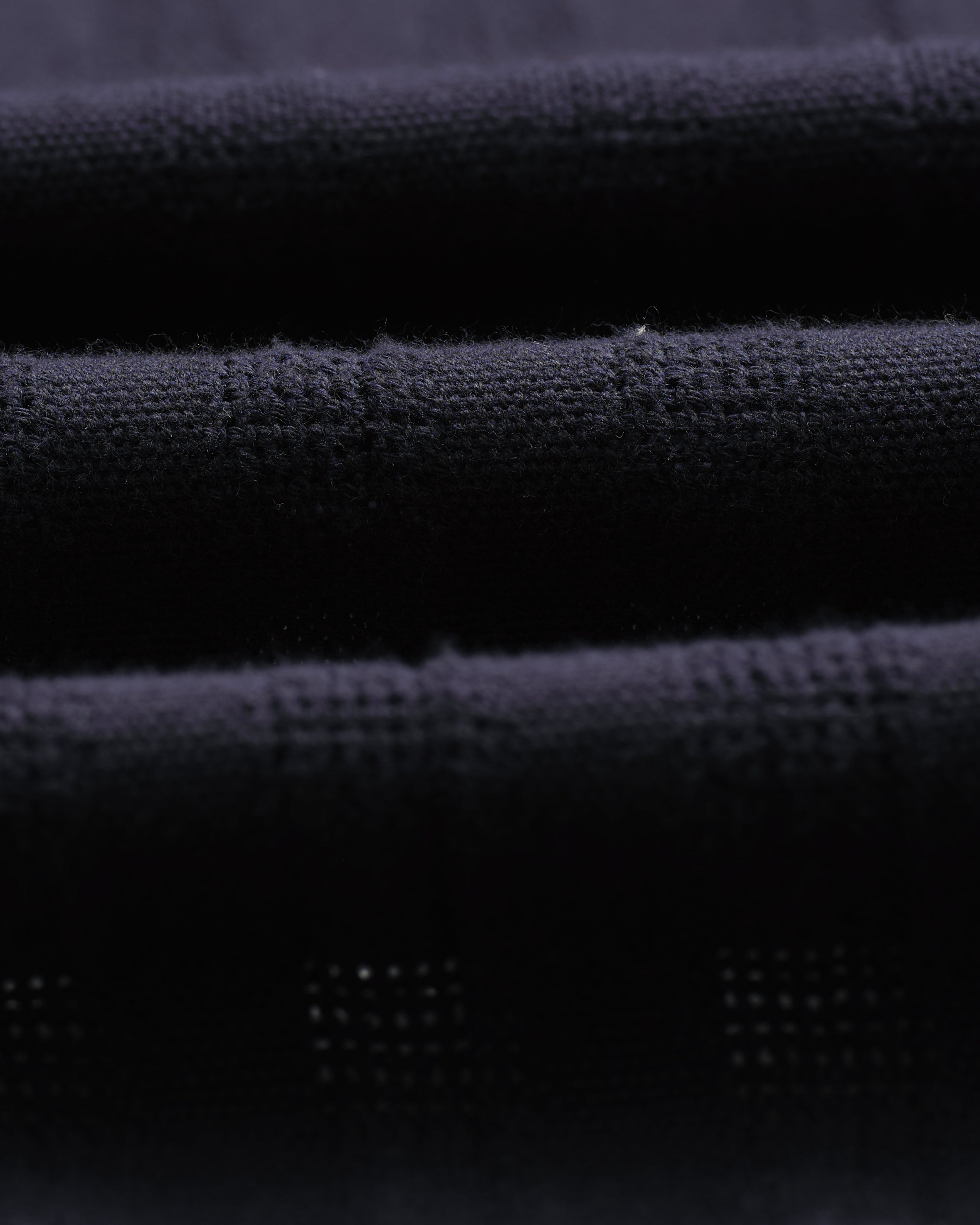 Didcot - Navy Open Weave Cotton Short-Sleeve Shirt