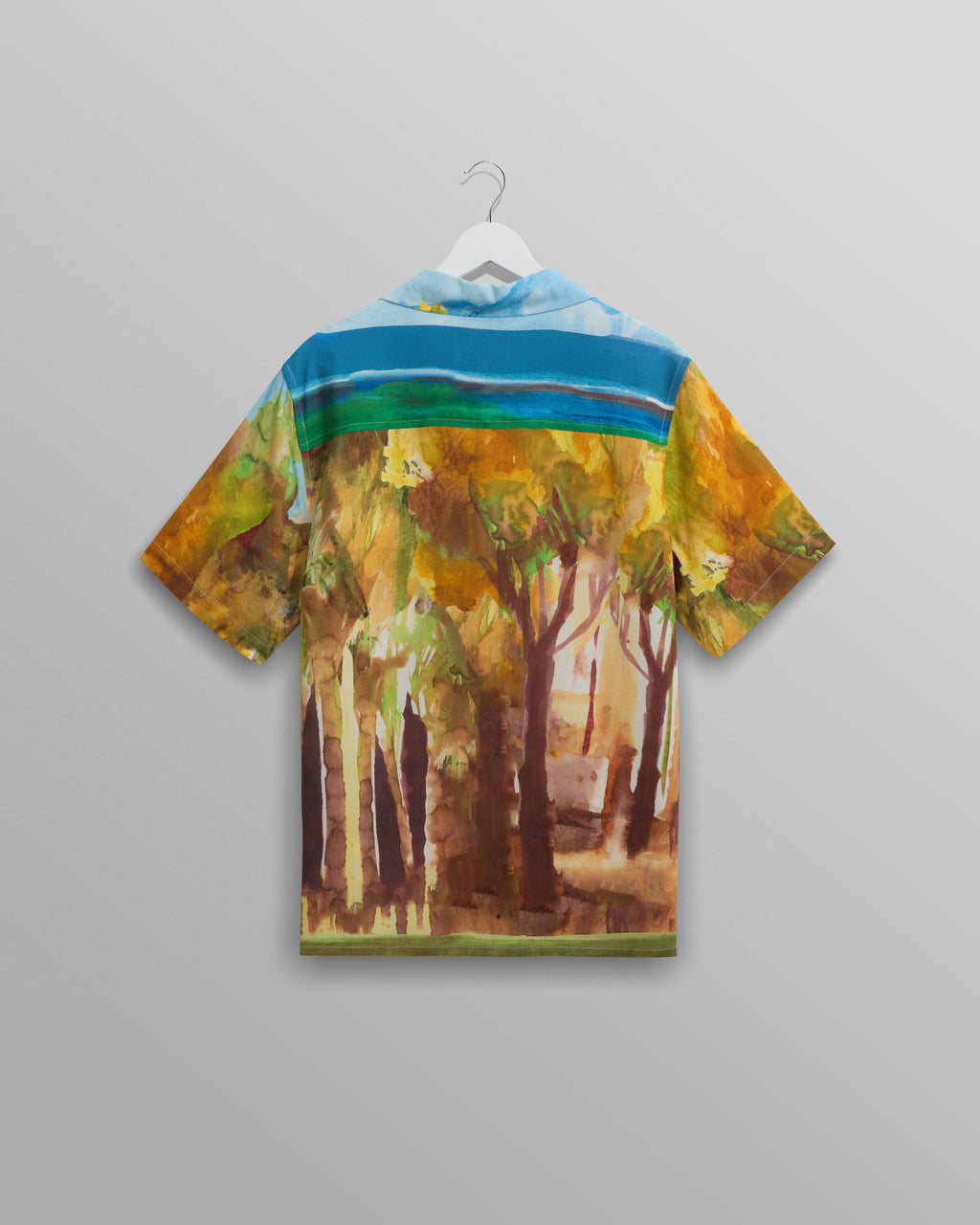 Didcot - Watercolour Abstract Painting Short-Sleeve Shirt