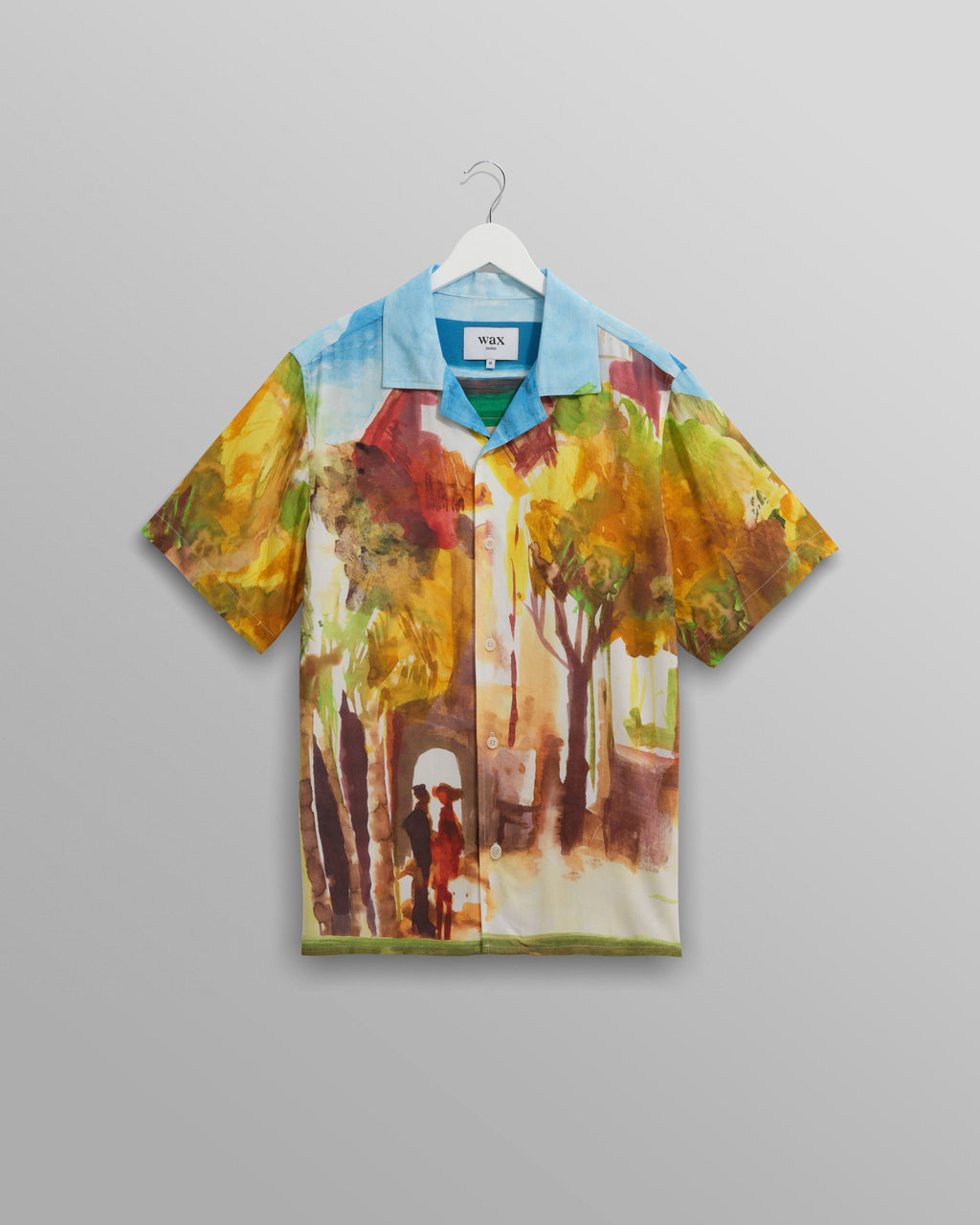 Didcot - Watercolour Abstract Painting Short-Sleeve Shirt