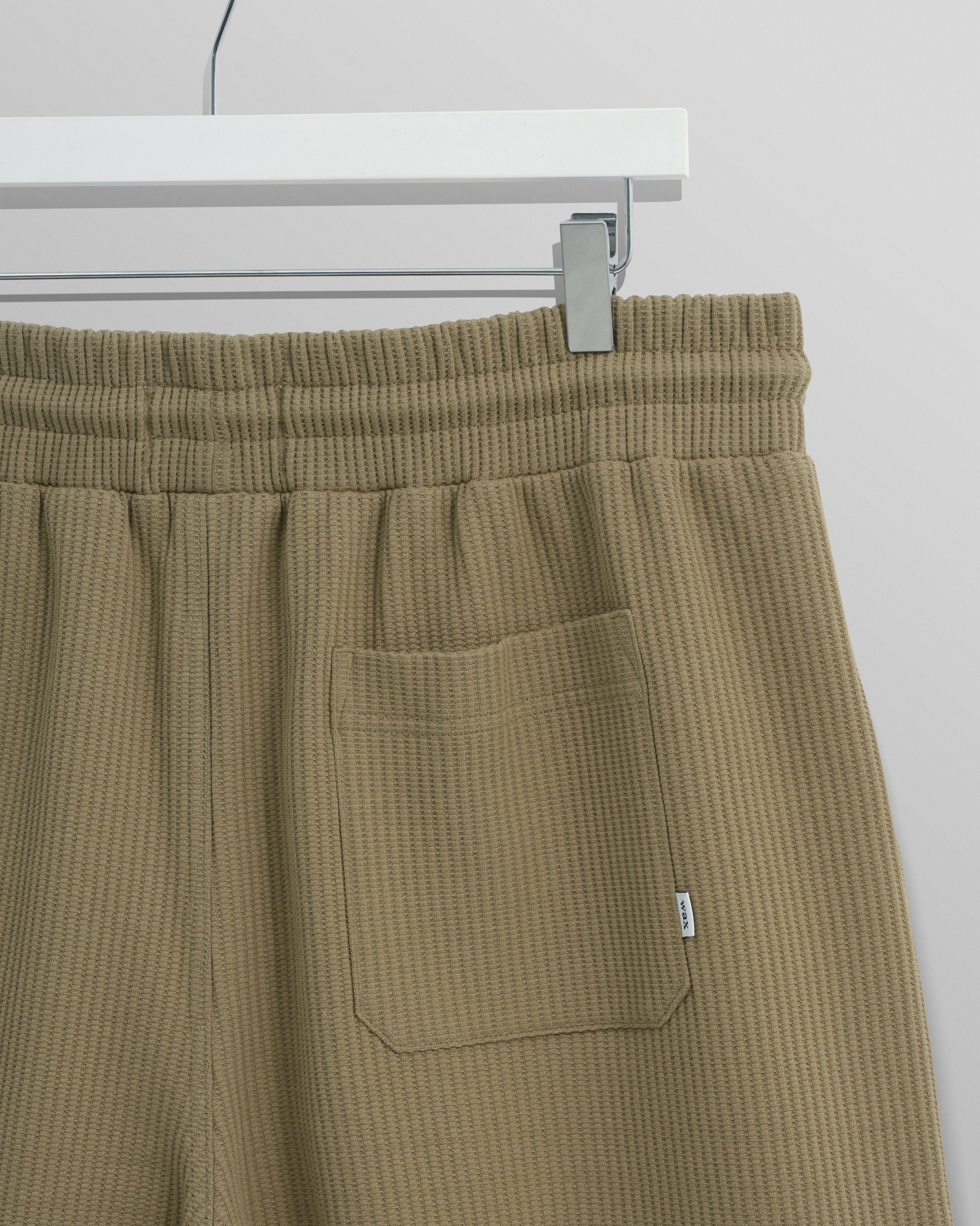 Dudley - Khaki Textured Waffle Shorts