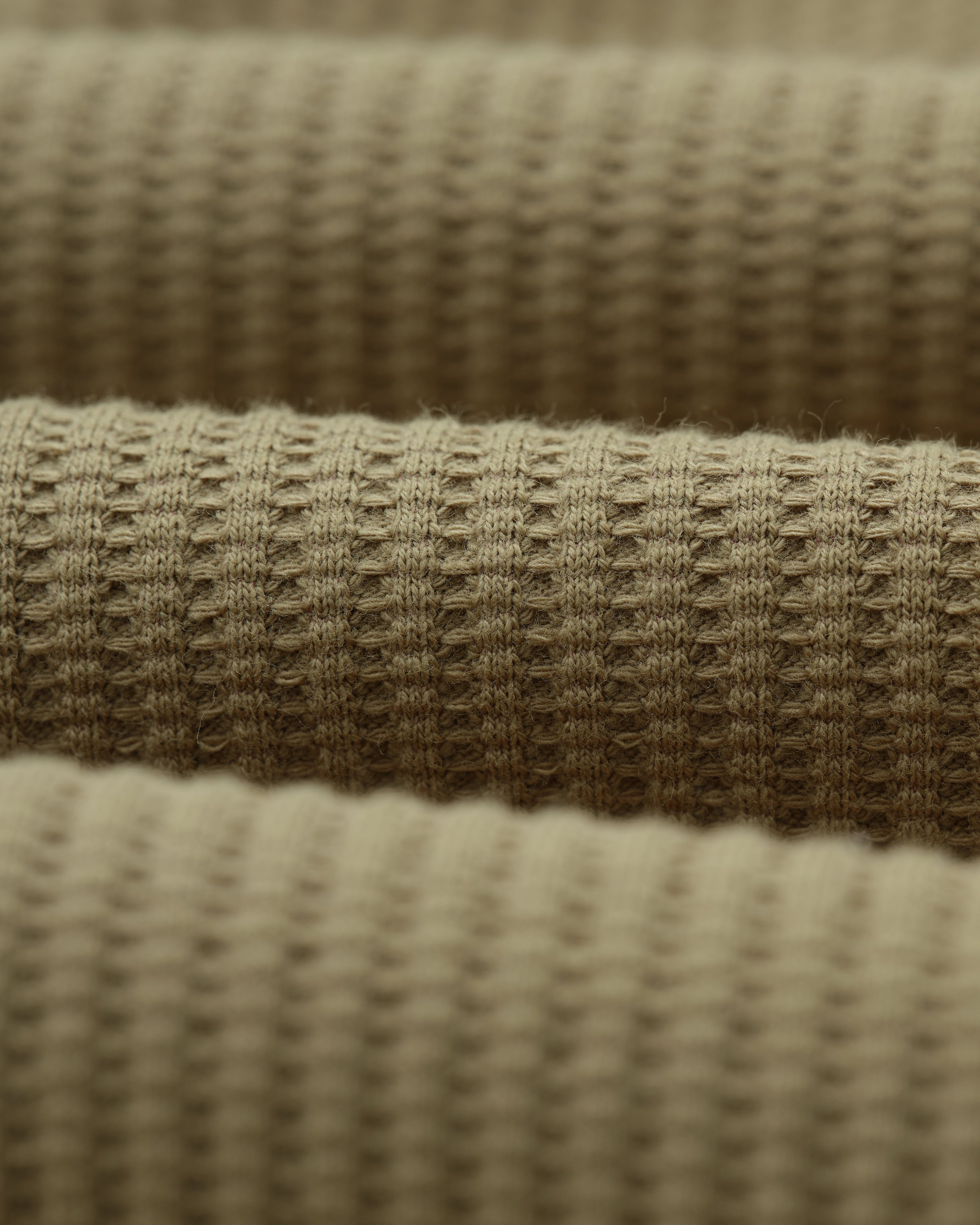 Dudley - Khaki Textured Waffle Shorts