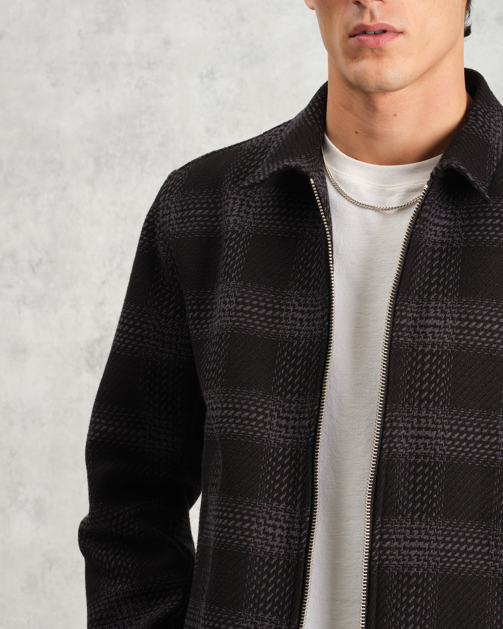 Eldon - Black and Grey Check Jacket