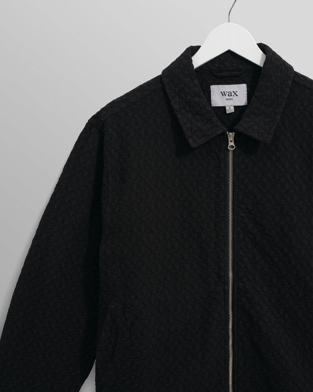 Eldon - Black Floral Diamond Cotton Jacket