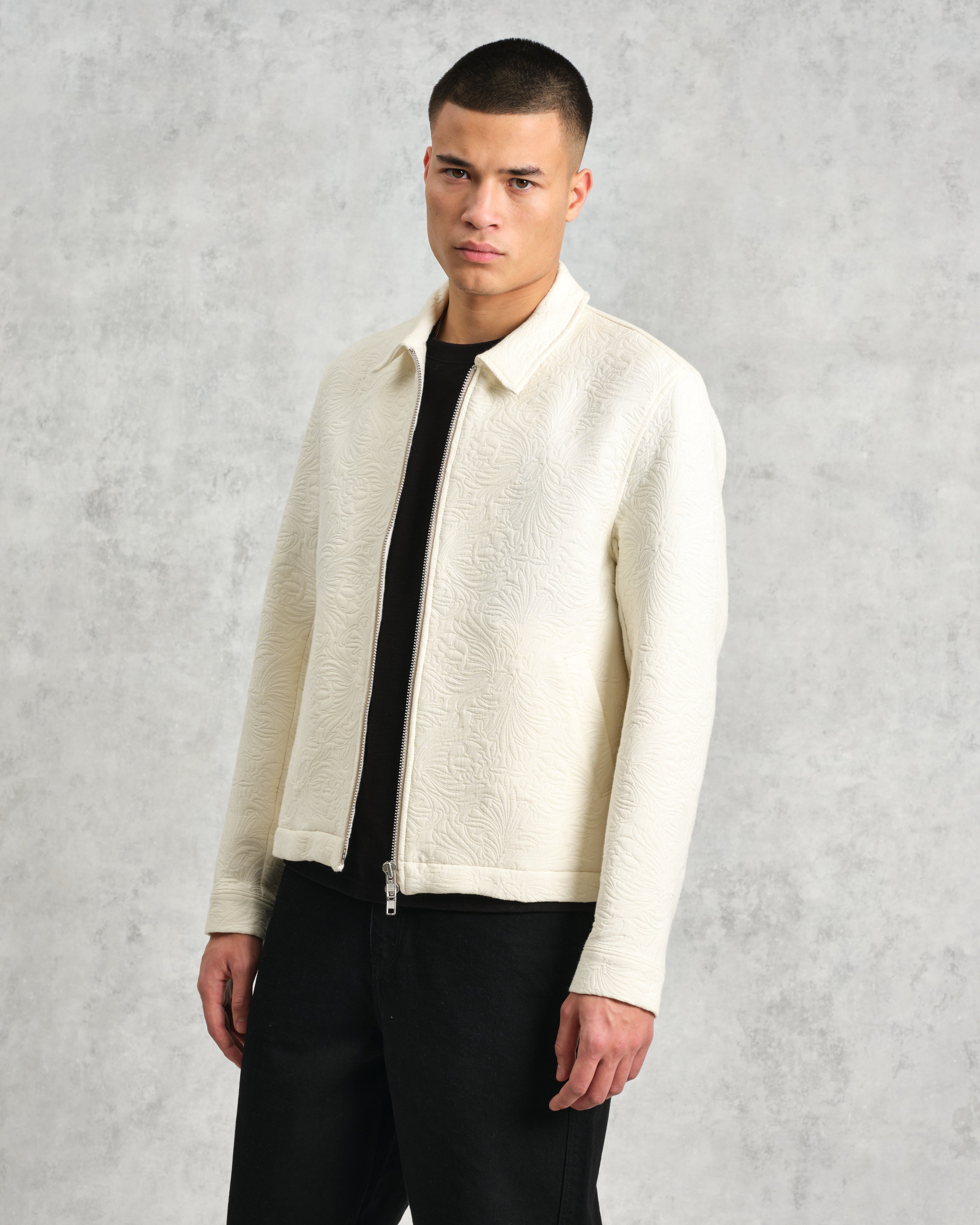 Eldon - Ecru Meadow Jacquard Jacket