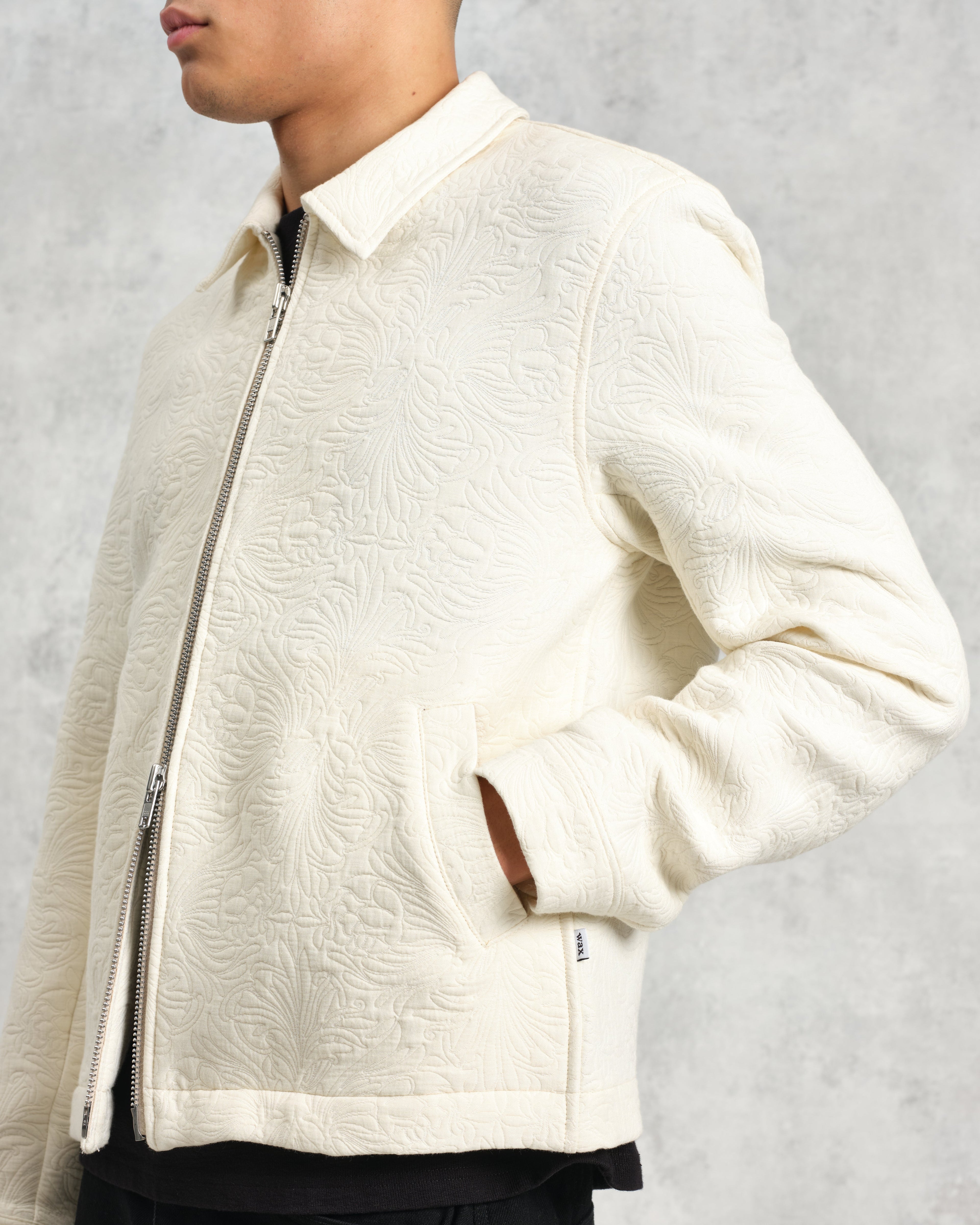 Eldon - Ecru Meadow Jacquard Jacket