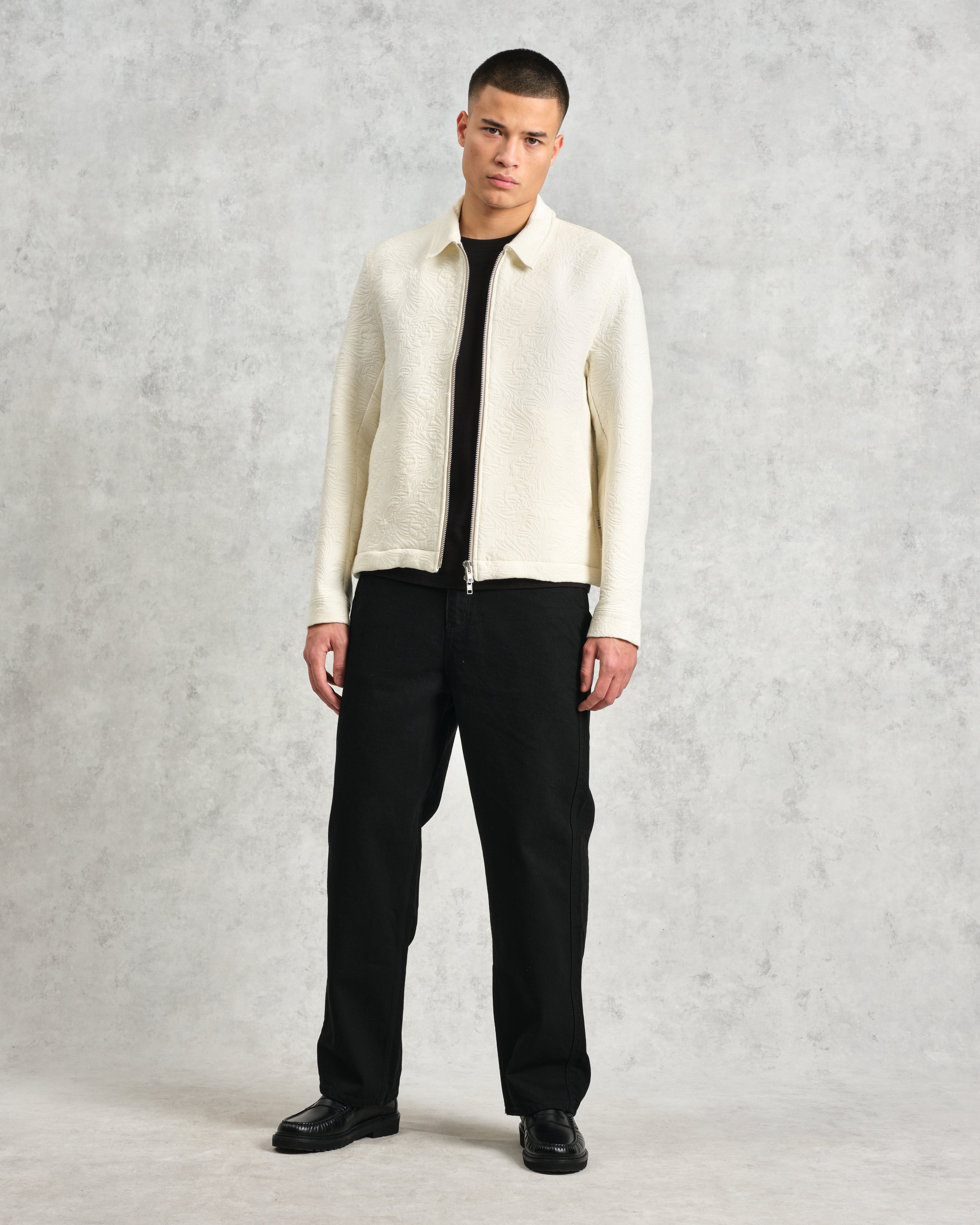 Eldon - Ecru Meadow Jacquard Jacket