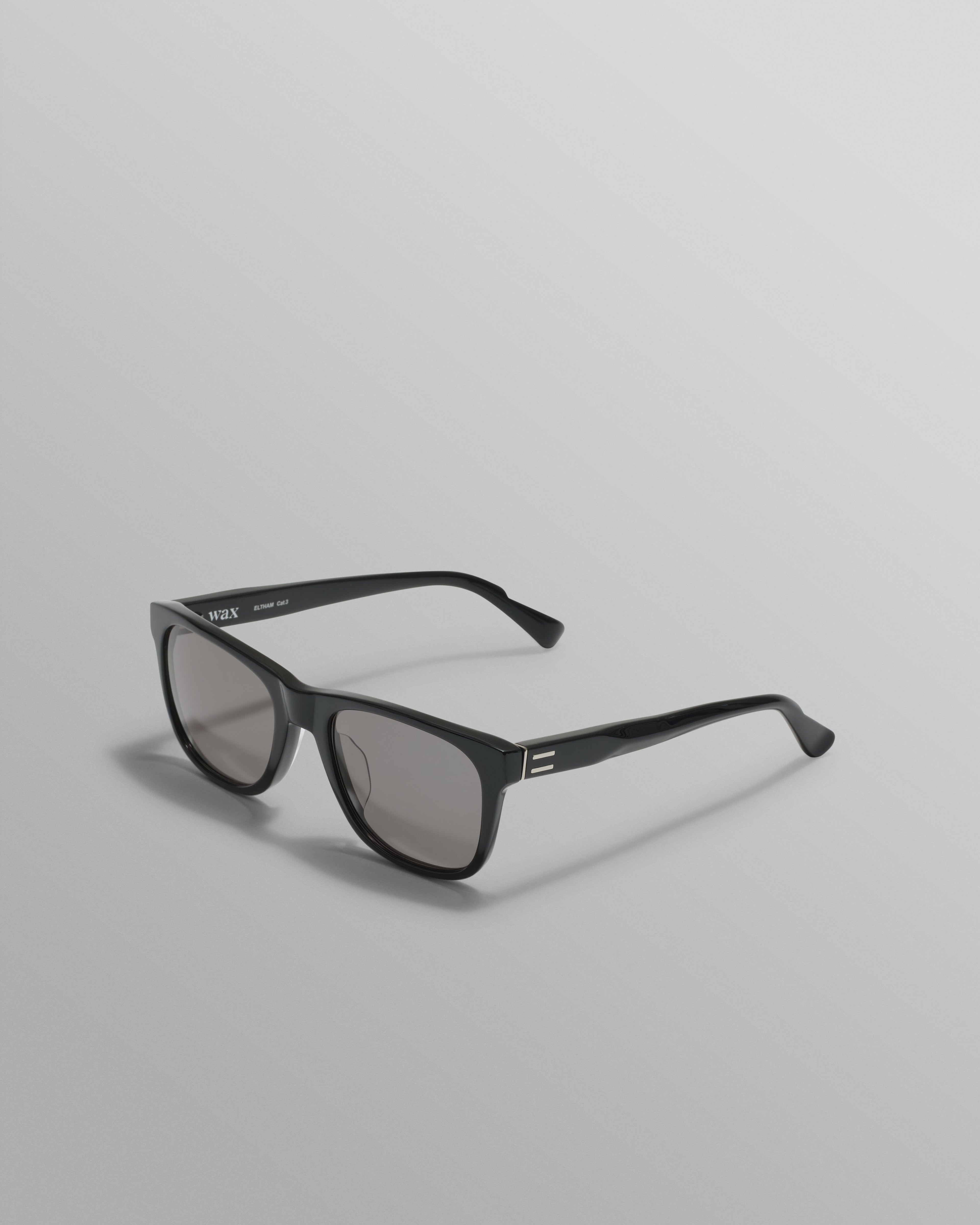 Eltham - Black Acetate Square Sunglasses