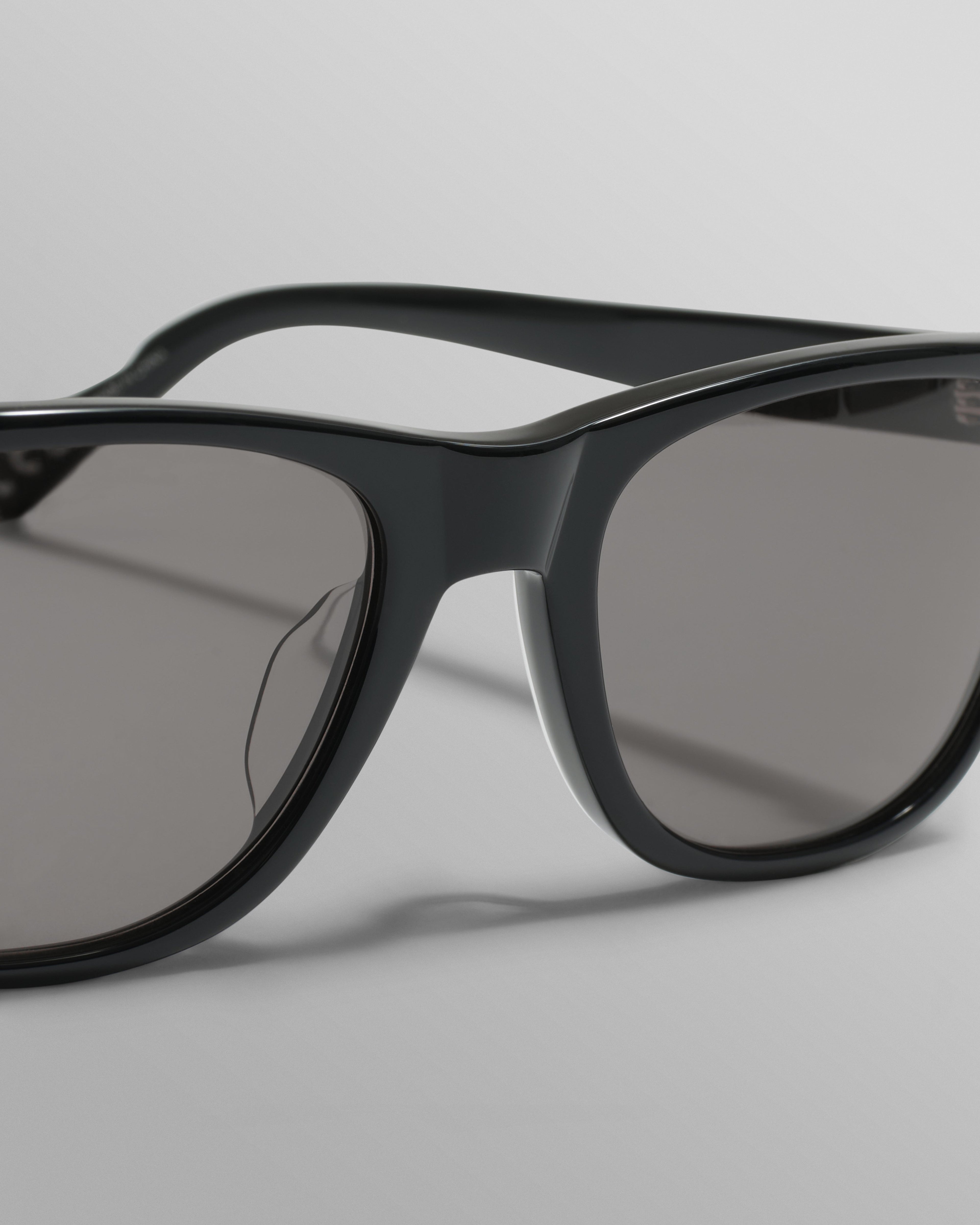 Eltham - Black Acetate Square Sunglasses