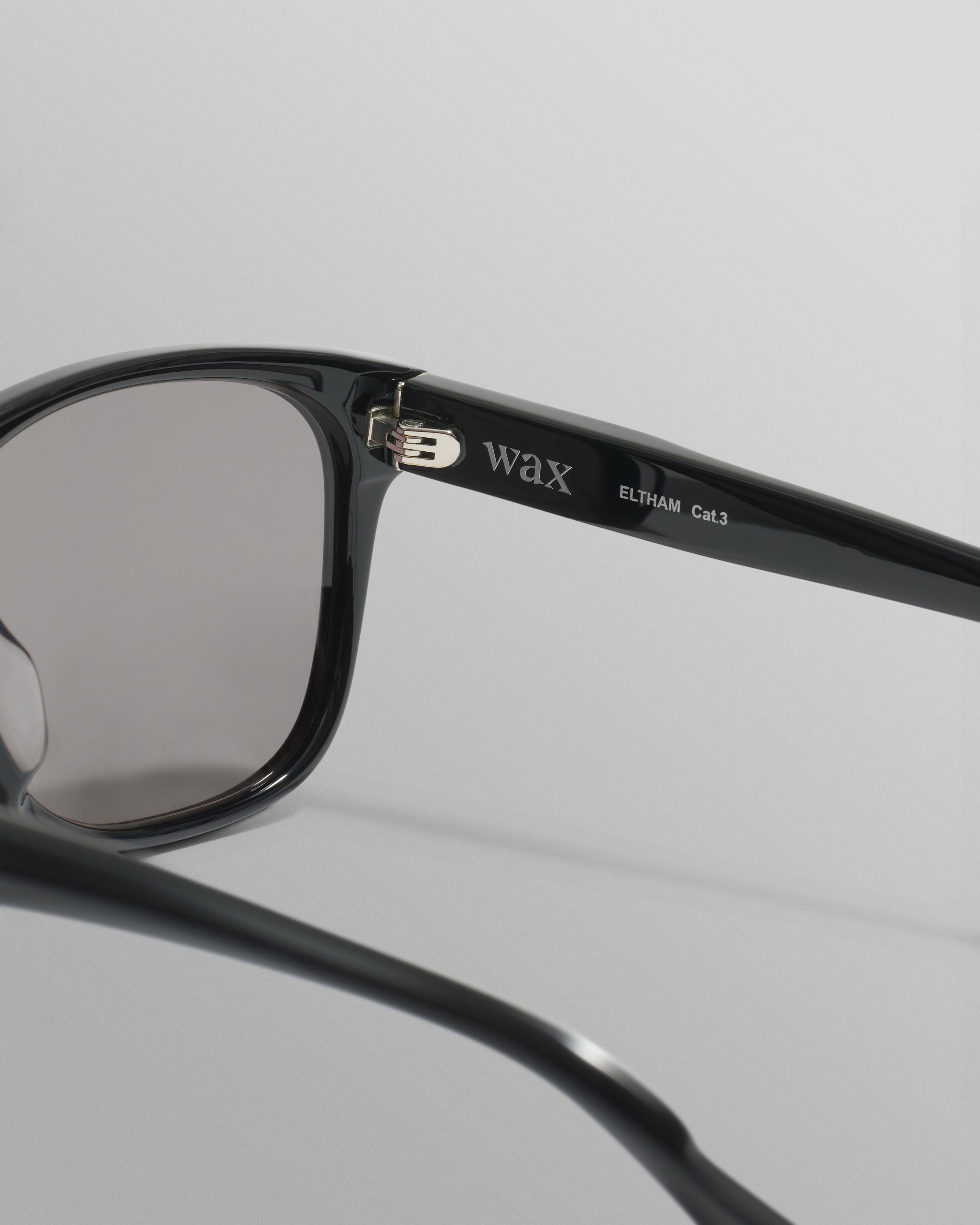 Eltham - Black Acetate Square Sunglasses