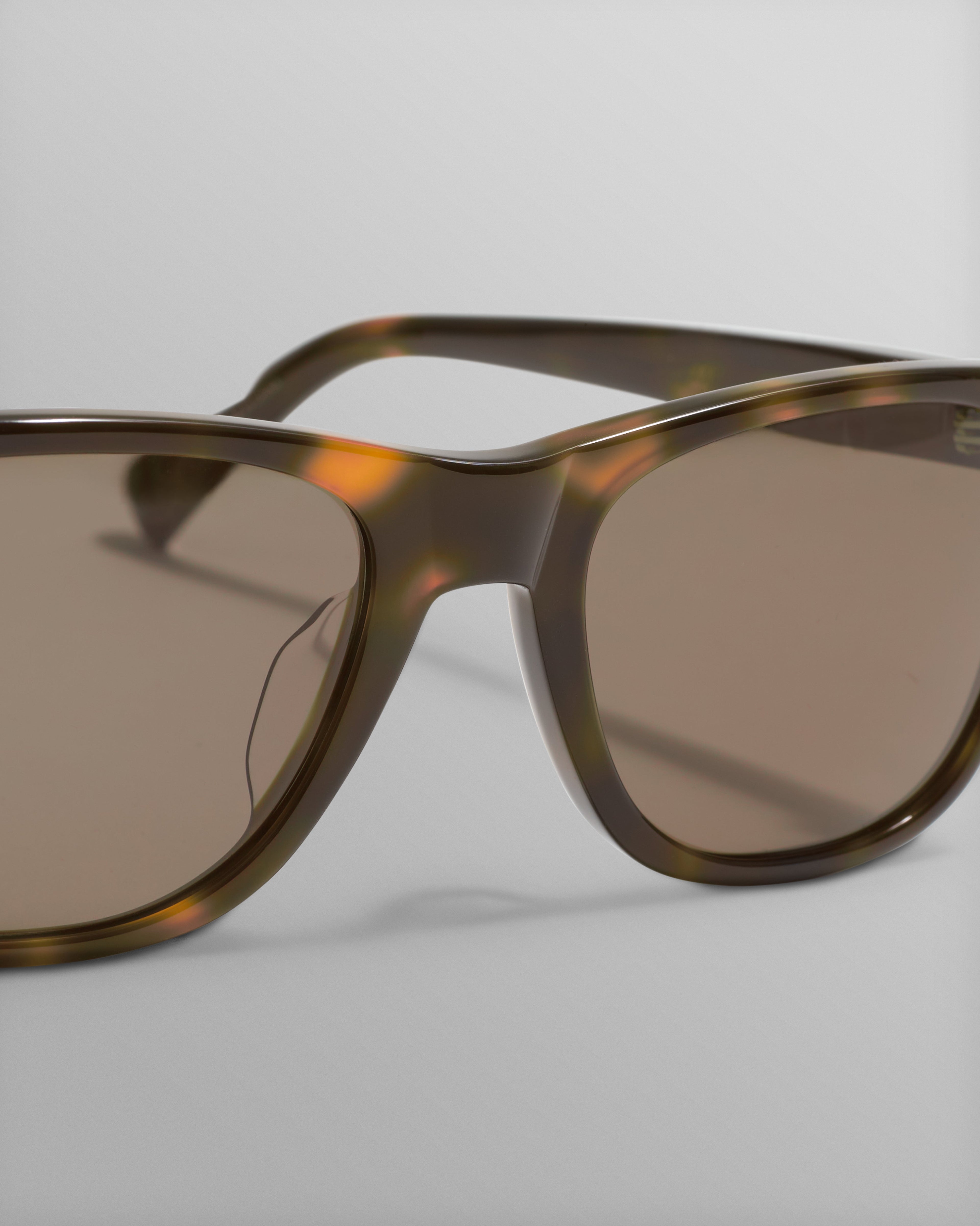 Eltham - Tortoiseshell Acetate Square Sunglasses