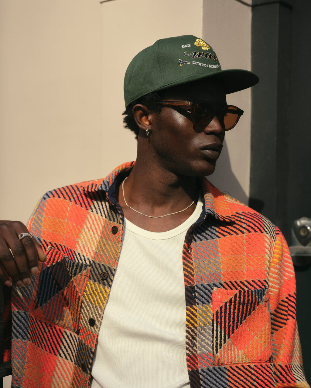 Farrell - Dark Green Cotton Trucker Cap