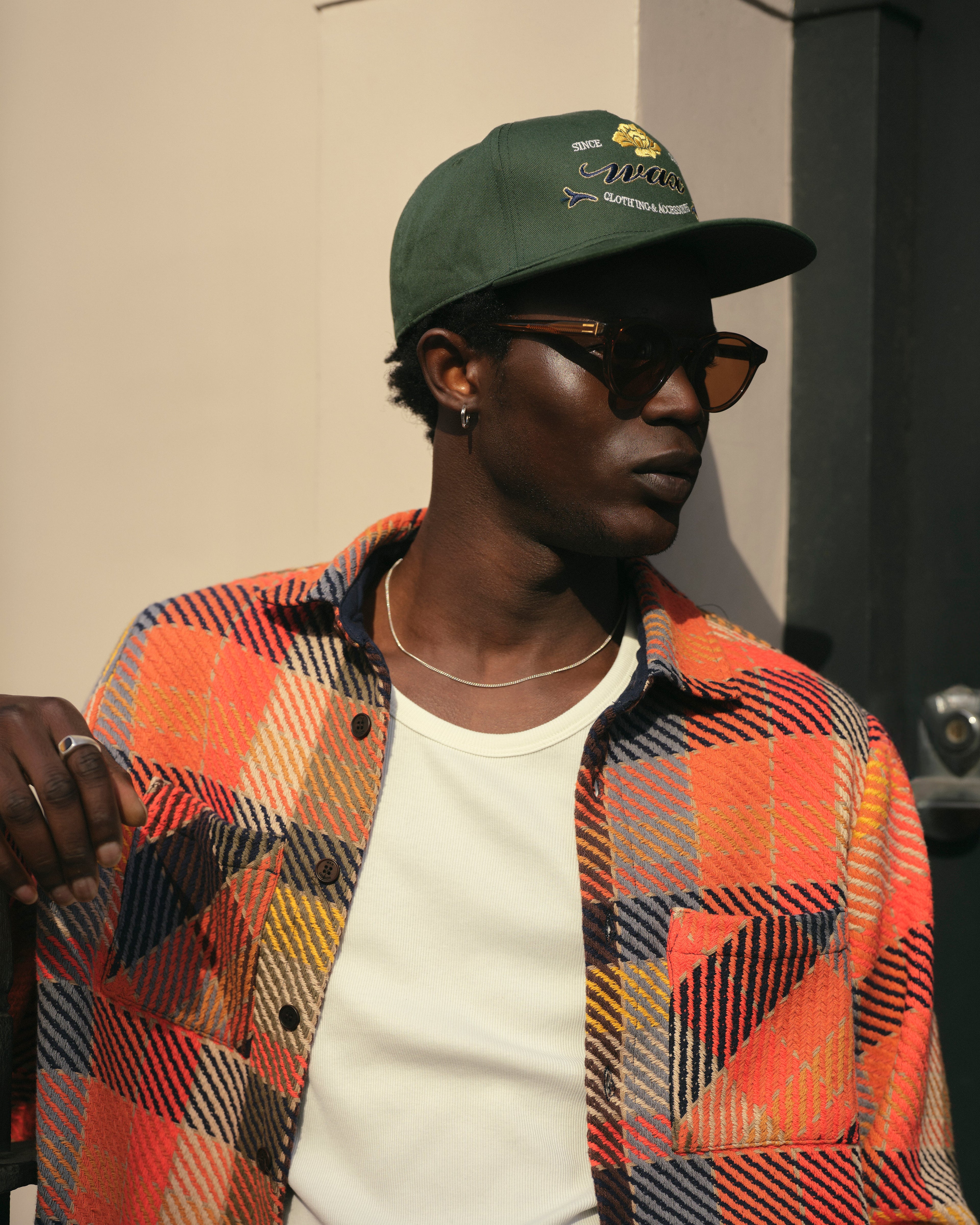 Farrell - Dark Green Cotton Trucker Cap
