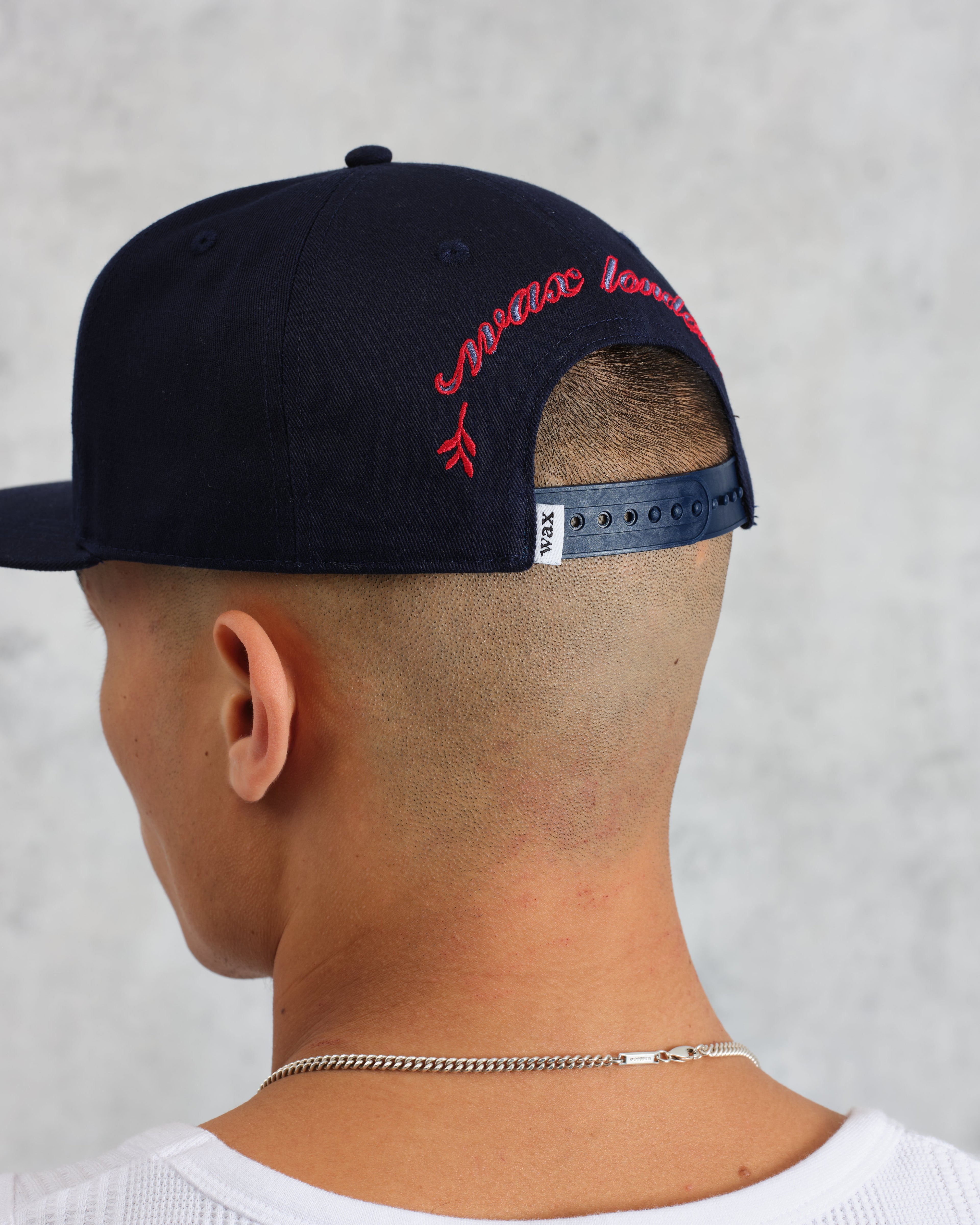 Farrell - Navy Cotton Trucker Cap