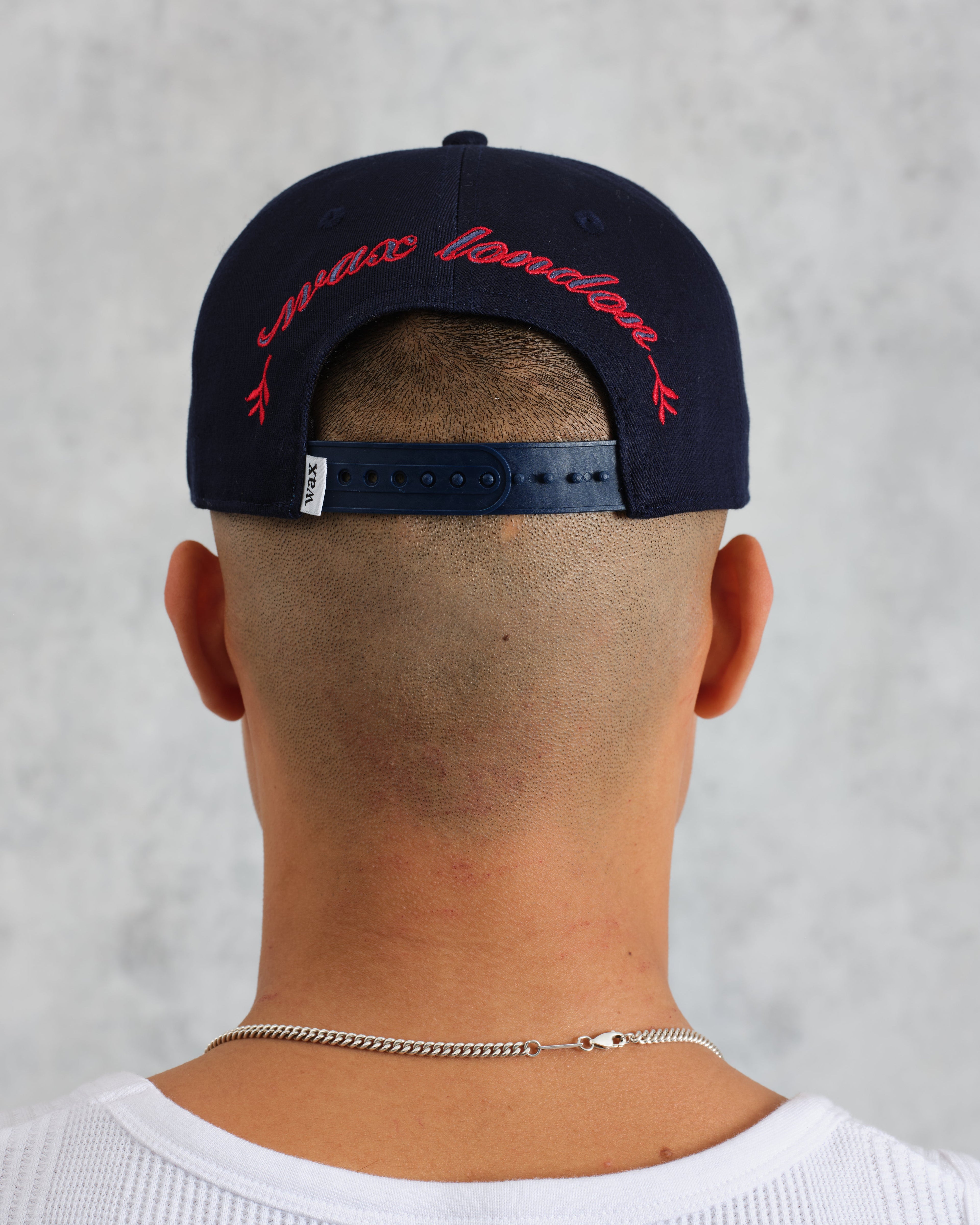 Farrell - Navy Cotton Trucker Cap