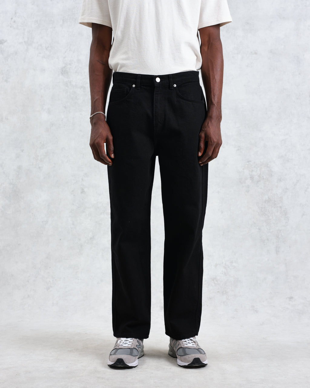 Felix - Black Loose Fit Denim Jeans