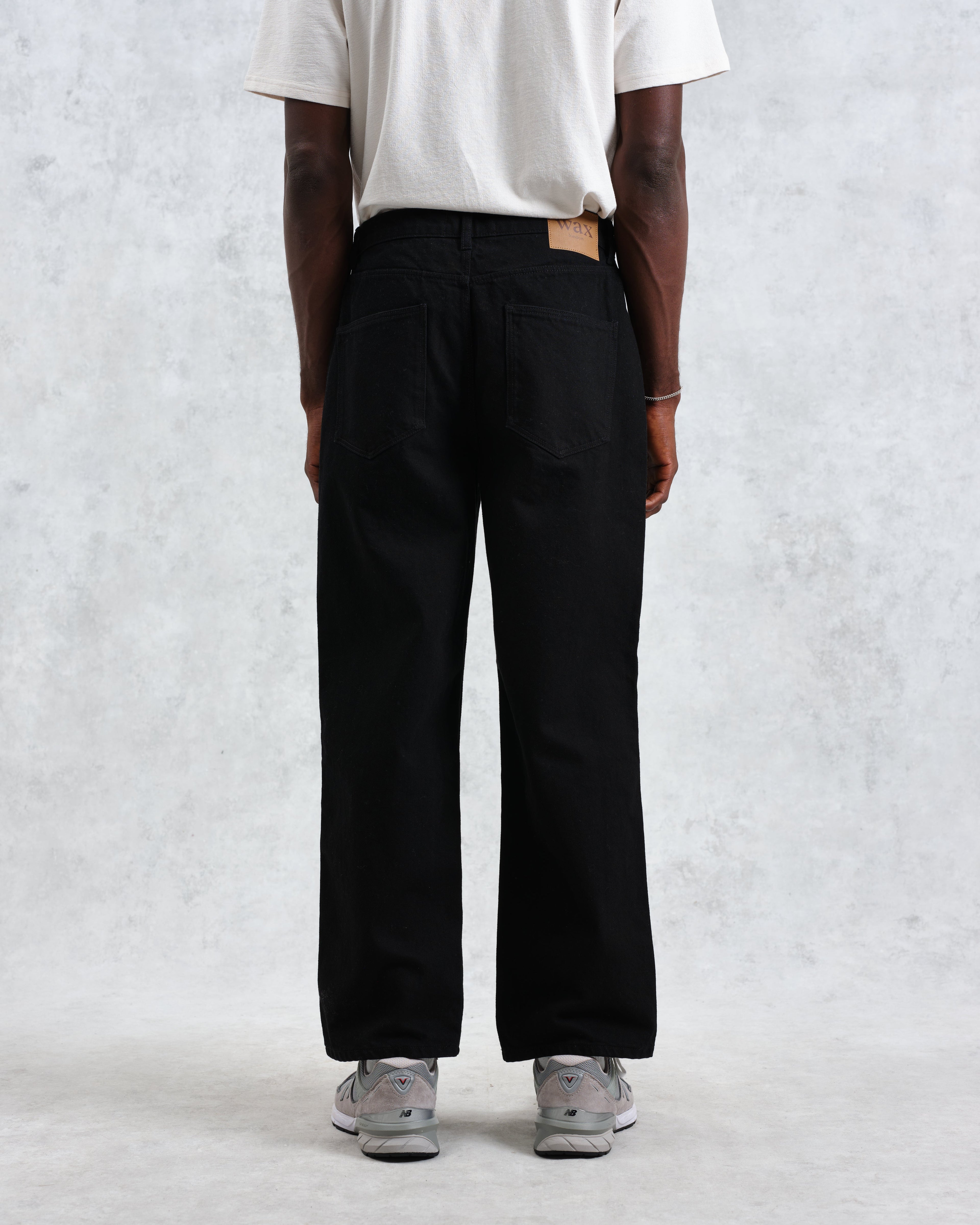 Felix - Black Loose Fit Denim Jeans