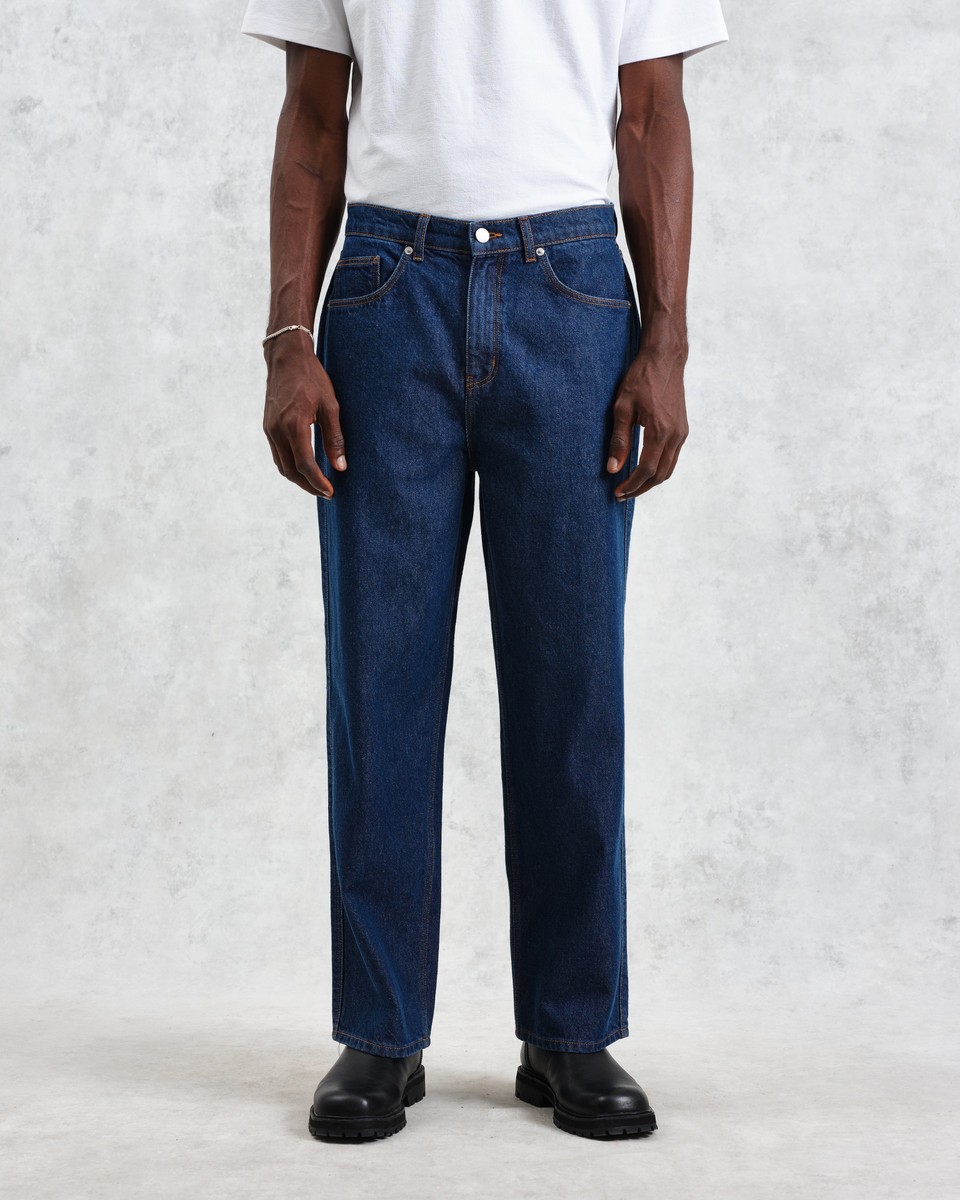 Felix - Dark Wash Loose Fit Denim Jeans