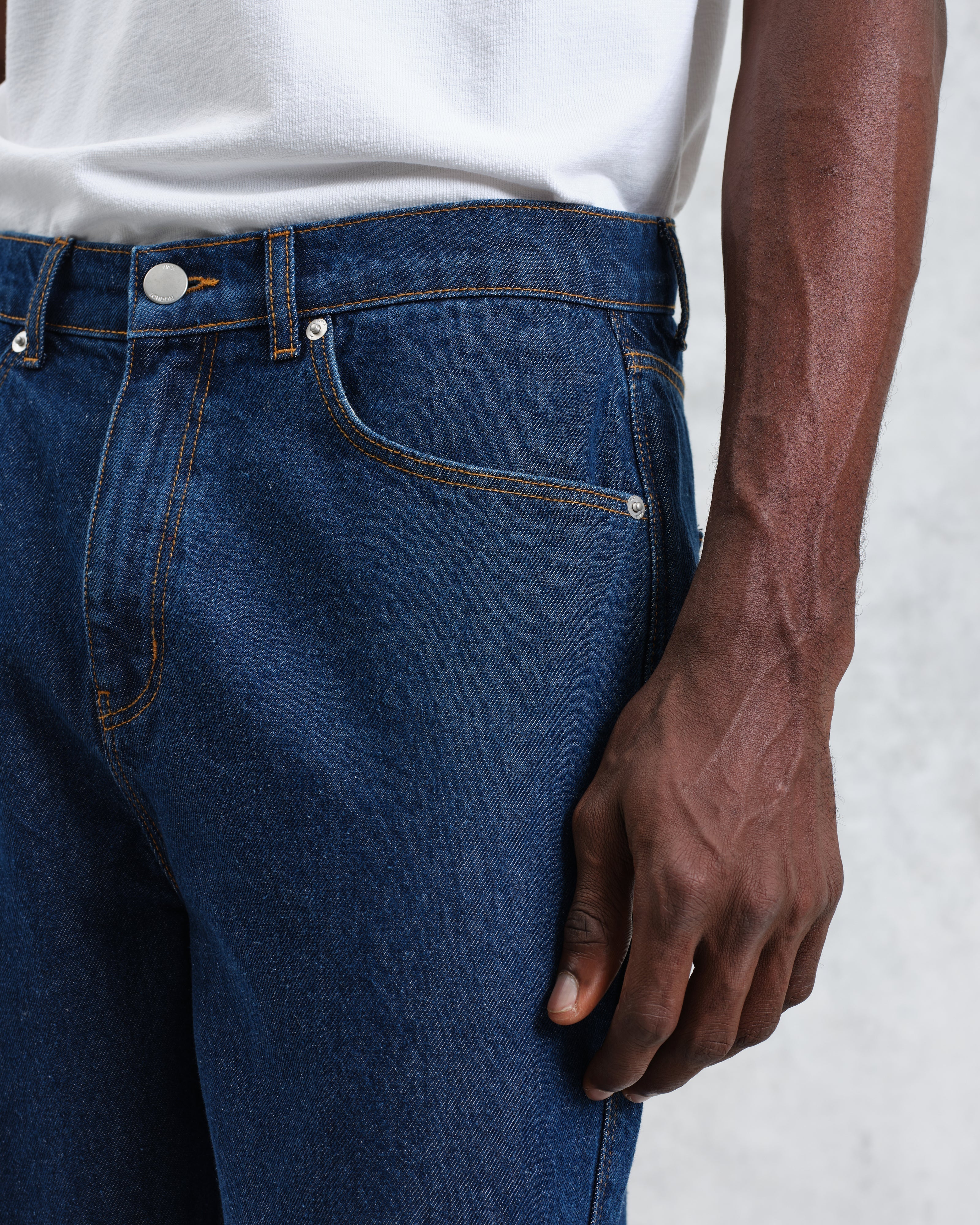 Felix - Dark Wash Loose Fit Denim Jeans