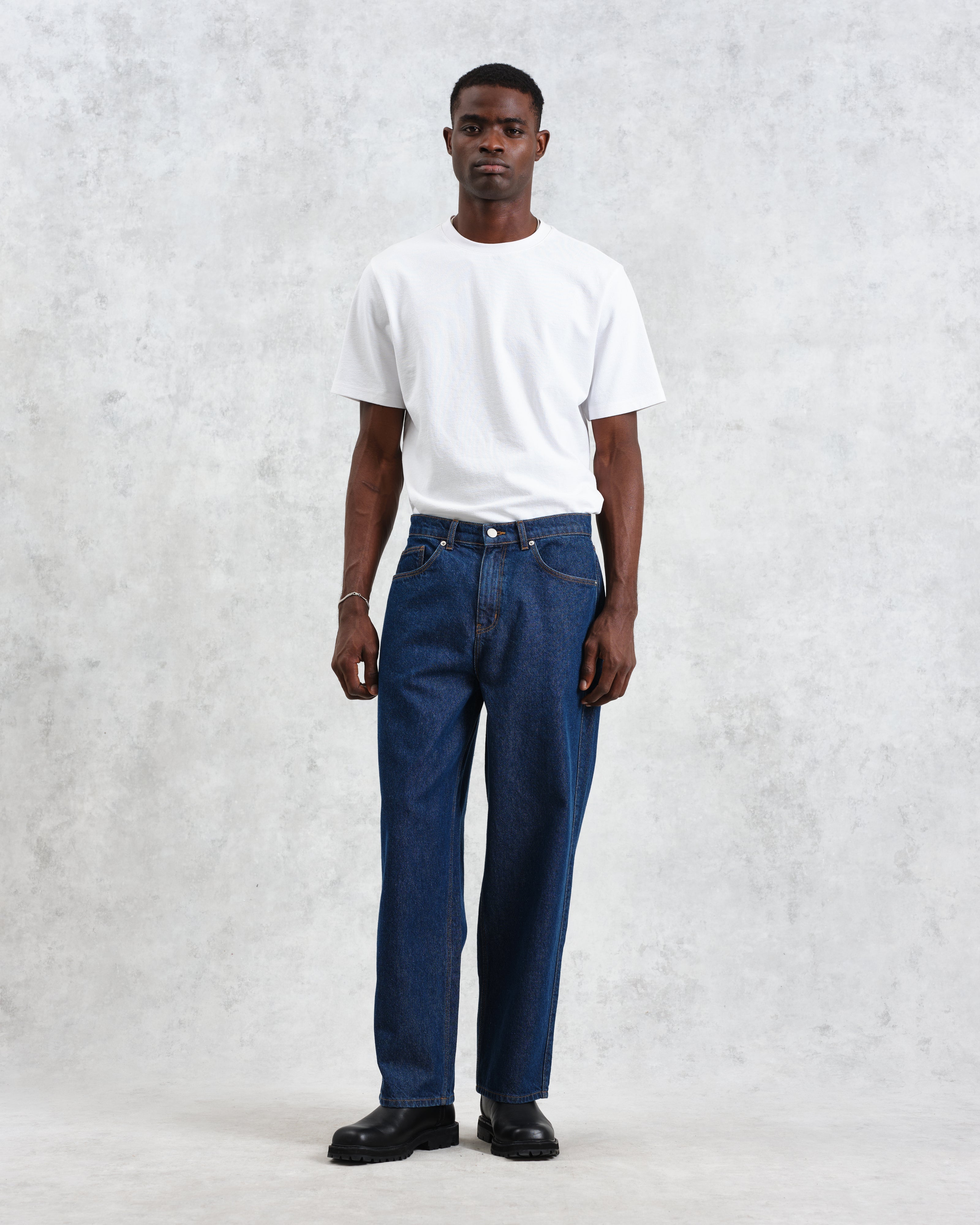 Felix - Dark Wash Loose Fit Denim Jeans