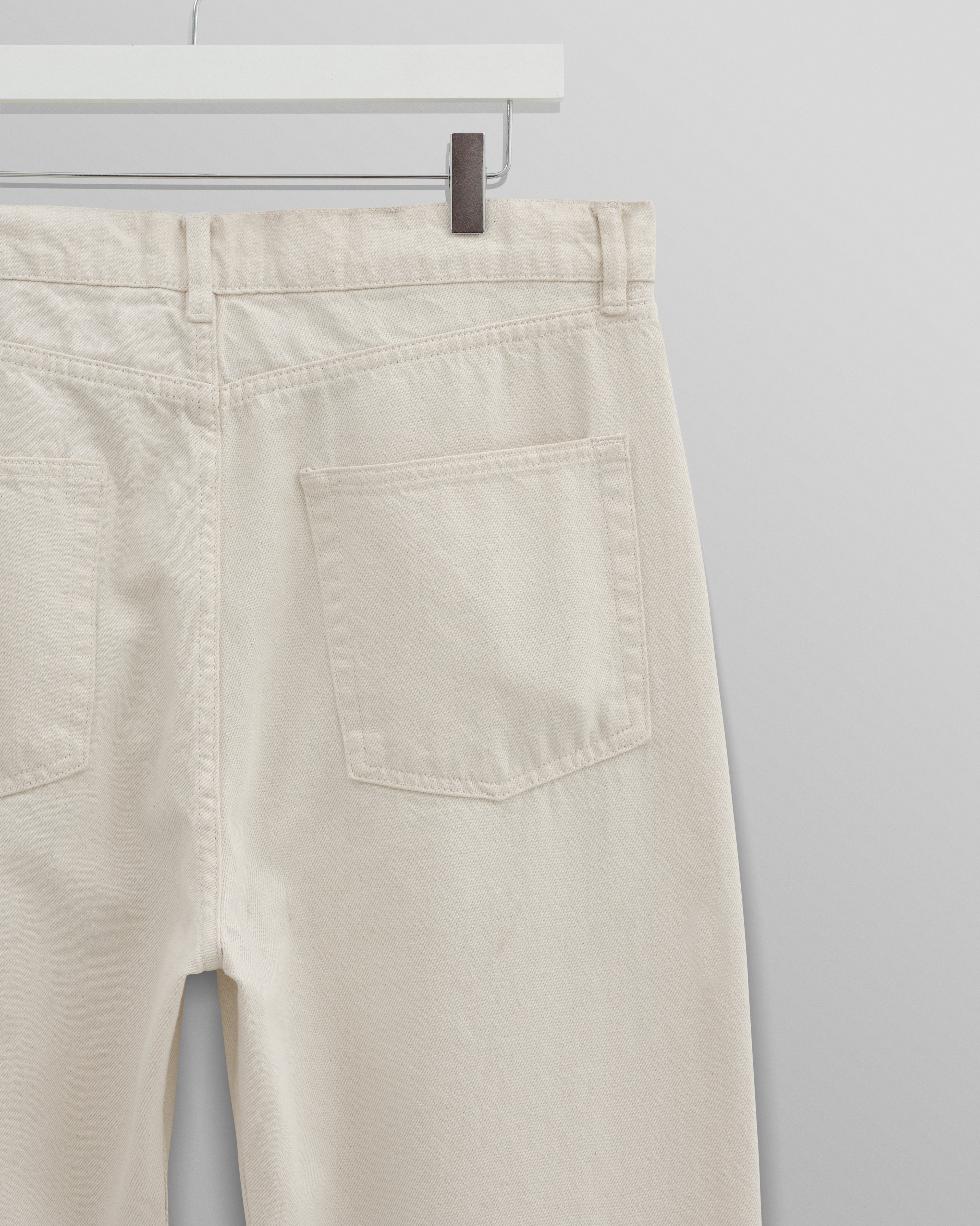 Felix - Ecru Loose Fit Denim Jeans