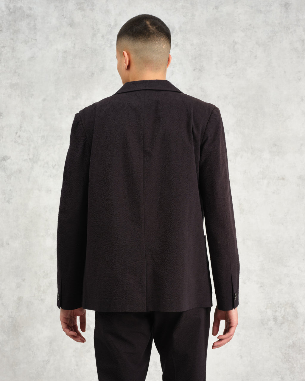 Fintry - Black Seersucker Blazer
