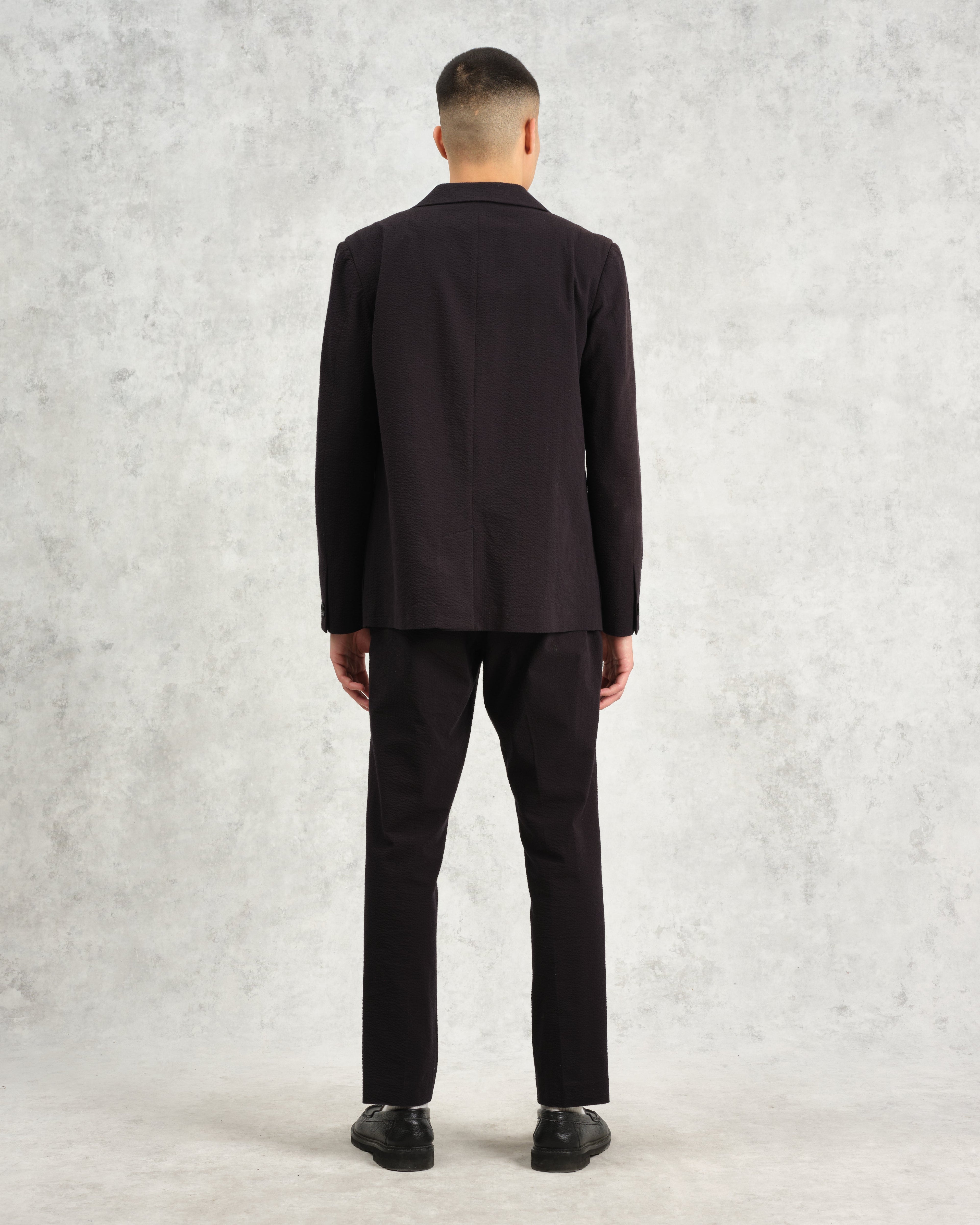 Fintry - Black Seersucker Blazer