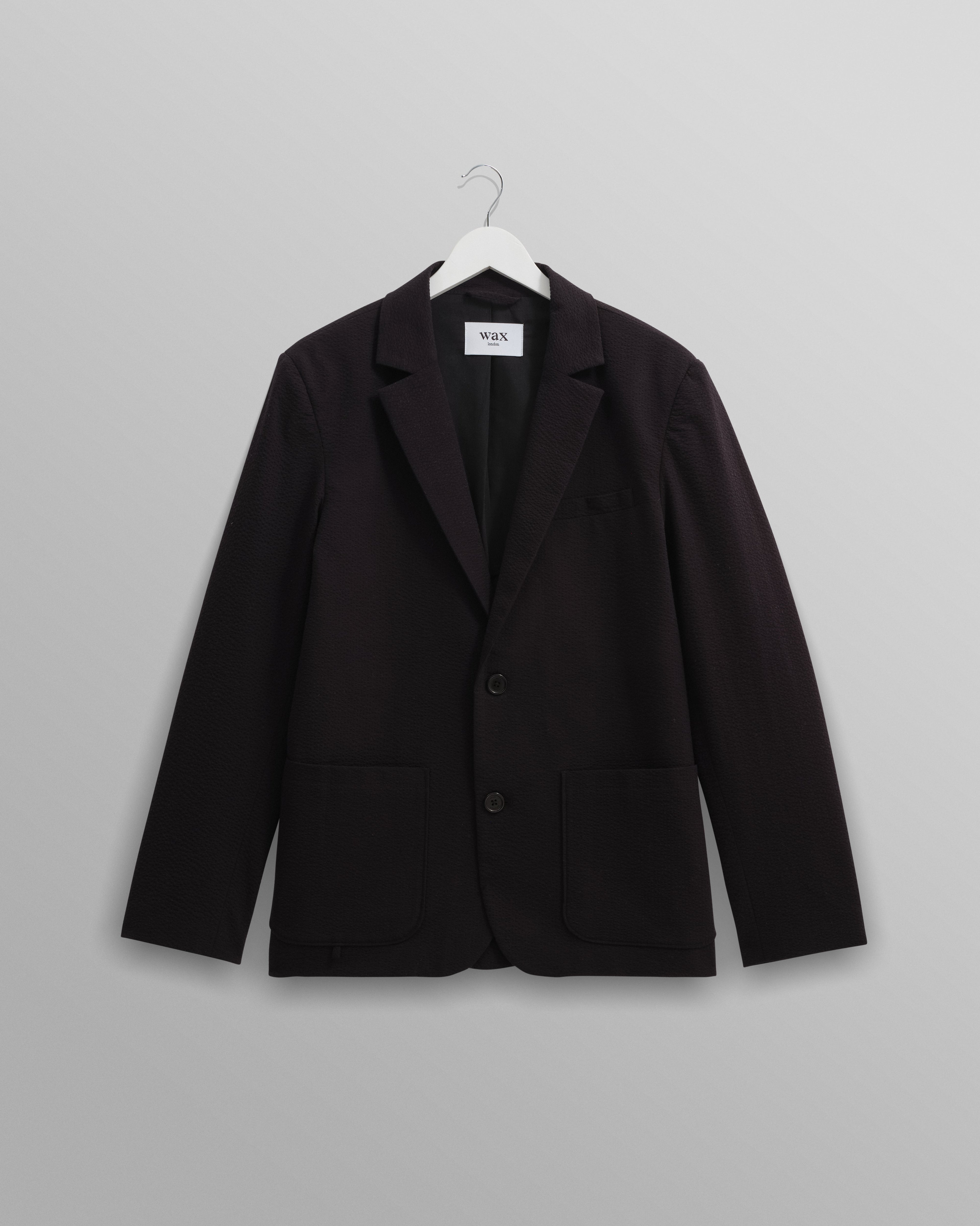 Fintry - Black Seersucker Blazer