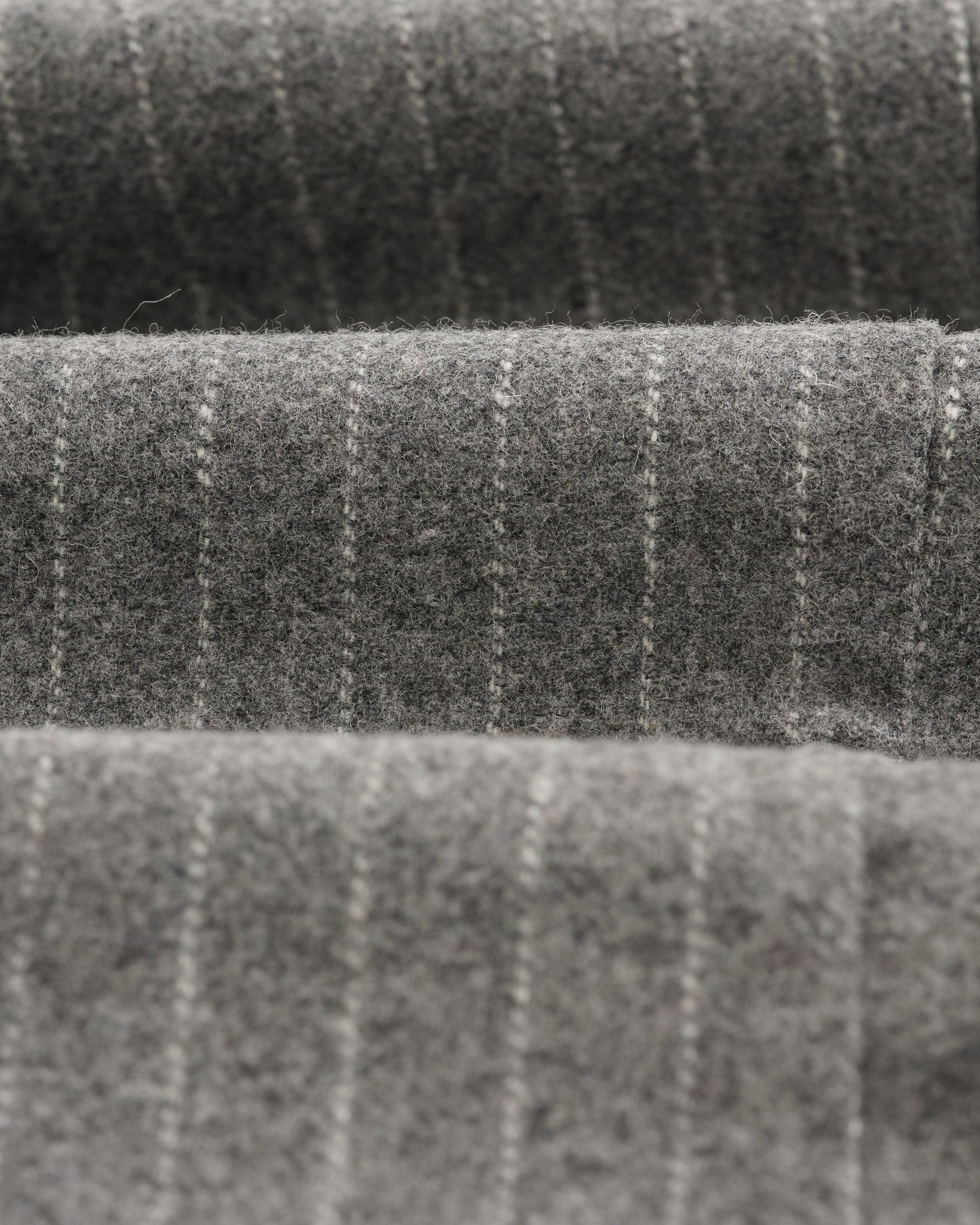 Fintry - Charcoal Grey Pinstripe Wool Blazer