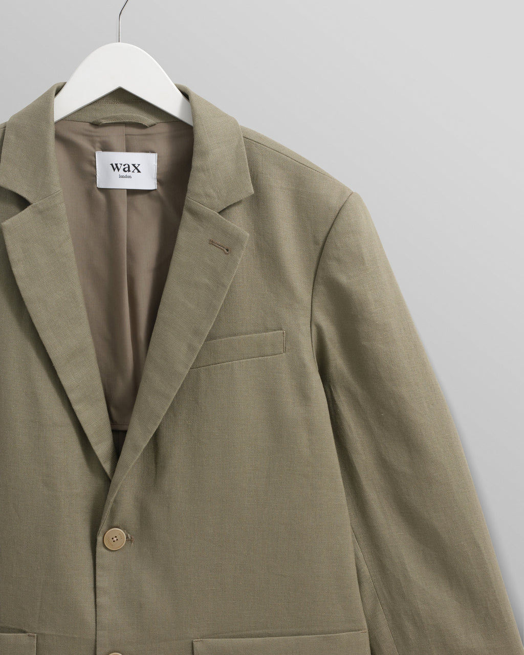 Fintry - Khaki Linen Blazer