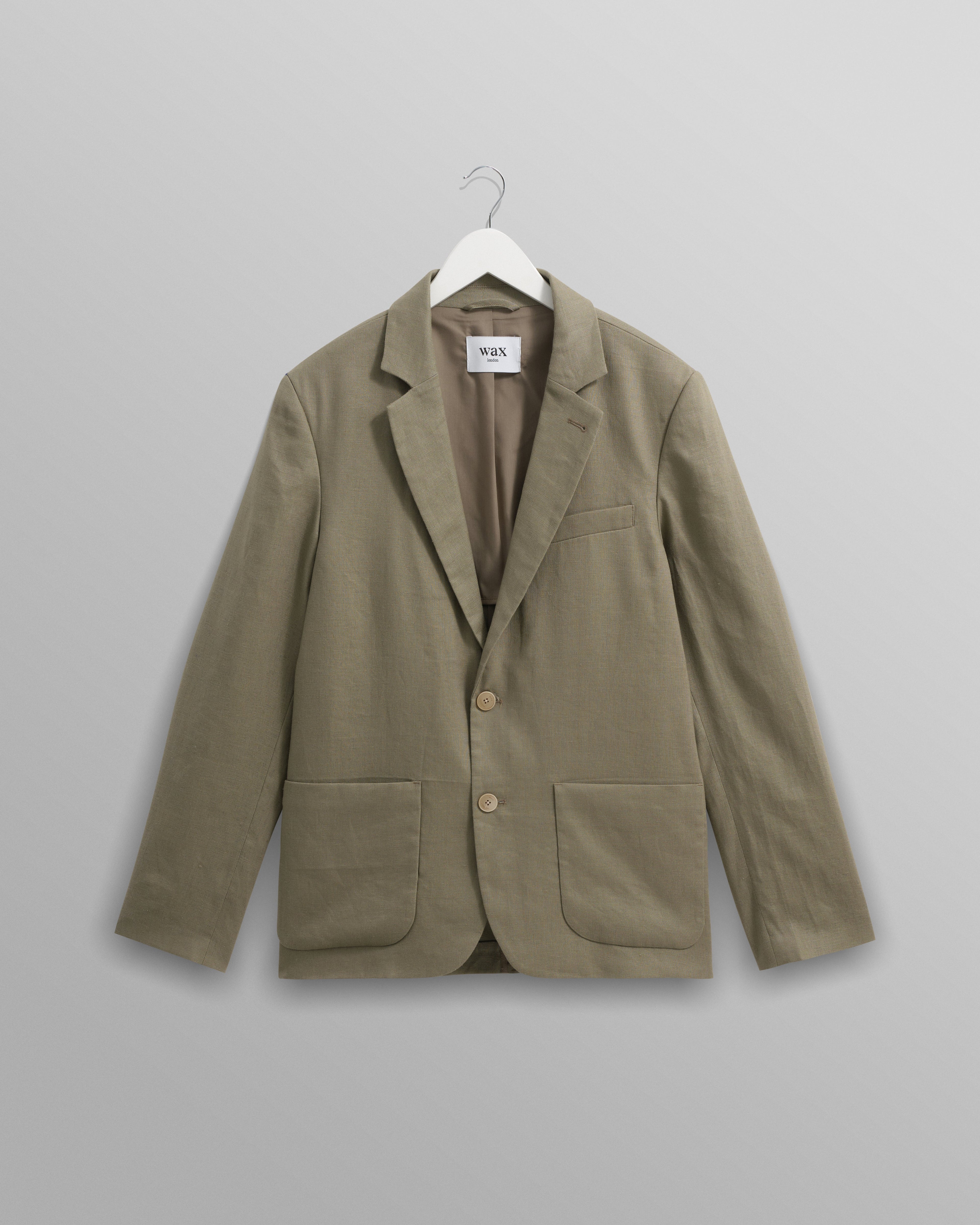 Fintry - Khaki Linen Blazer