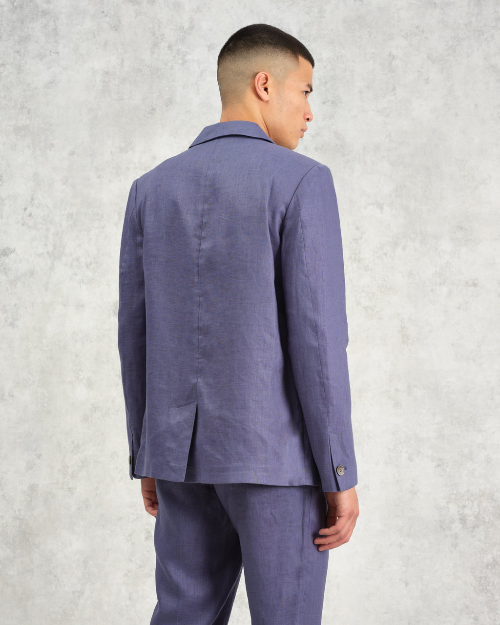 Fintry - Mid-Blue Linen Blazer