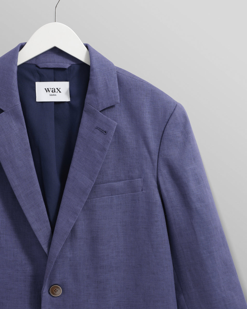 Fintry - Mid-Blue Linen Blazer