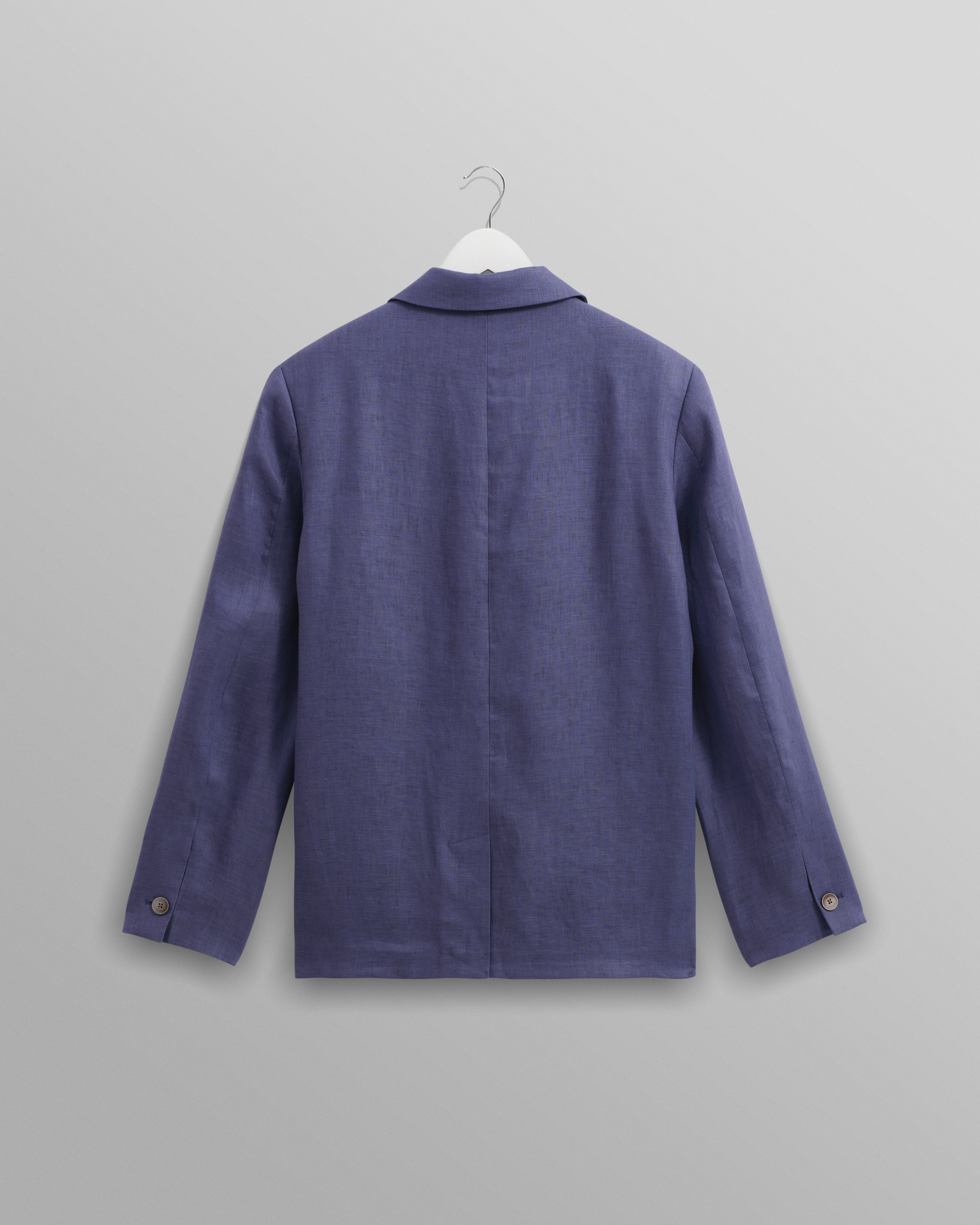 Fintry - Mid-Blue Linen Blazer