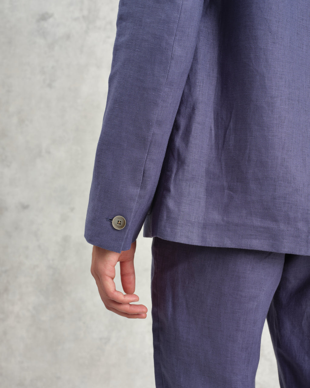 Fintry - Mid-Blue Linen Blazer