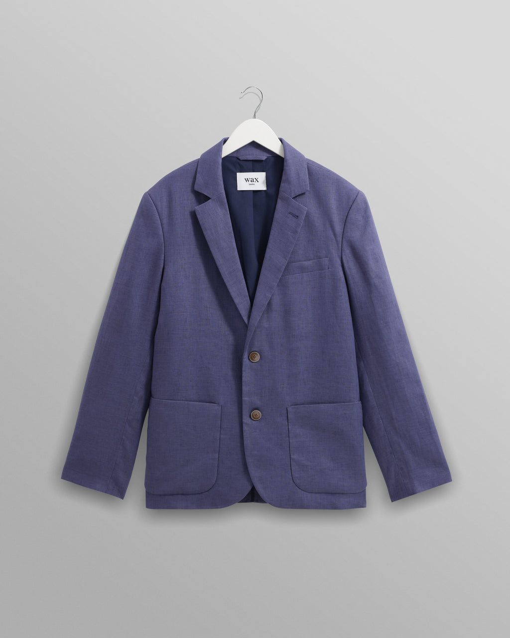 Fintry - Mid-Blue Linen Blazer